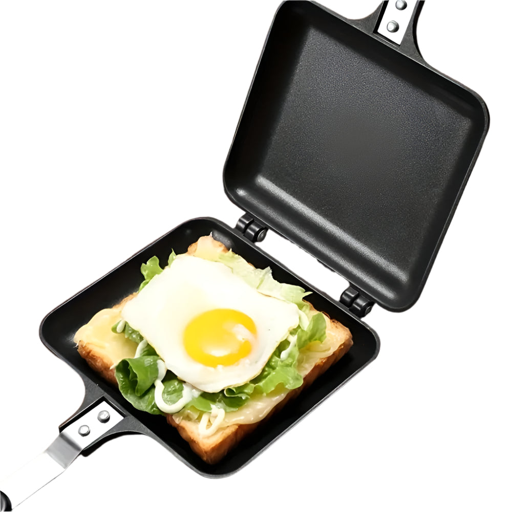 Non-Stick Double-Sided Sandwich & Omelette Maker - Aluminum Alloy-Camping & Hiking-DECOROLALA