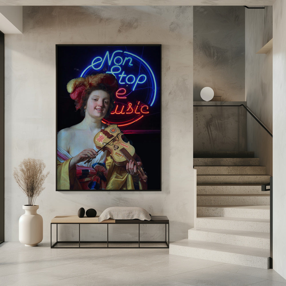 Non Stop the Music- Canvas Print-Canvas Print-DECOROLALA