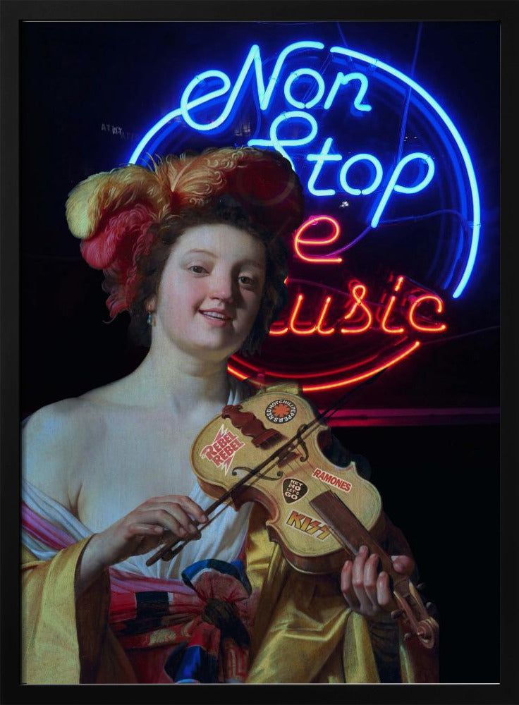 Non Stop the Music- Canvas Print-Canvas Print-DECOROLALA