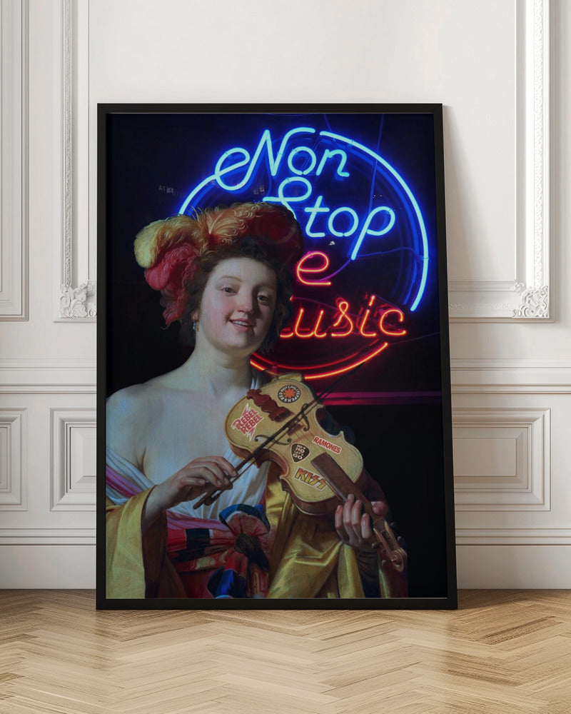 Non Stop the Music- Canvas Print-Canvas Print-DECOROLALA