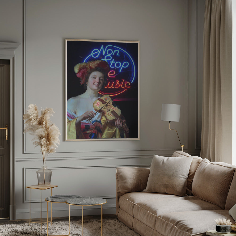 Non Stop the Music- Canvas Print-Canvas Print-DECOROLALA