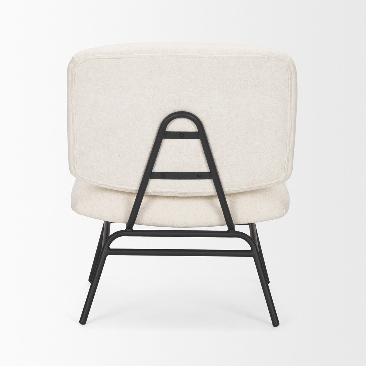 Nora Fabric w/ Matte Black Metal Legs Accent Chair-Accent Chairs-DECOROLALA