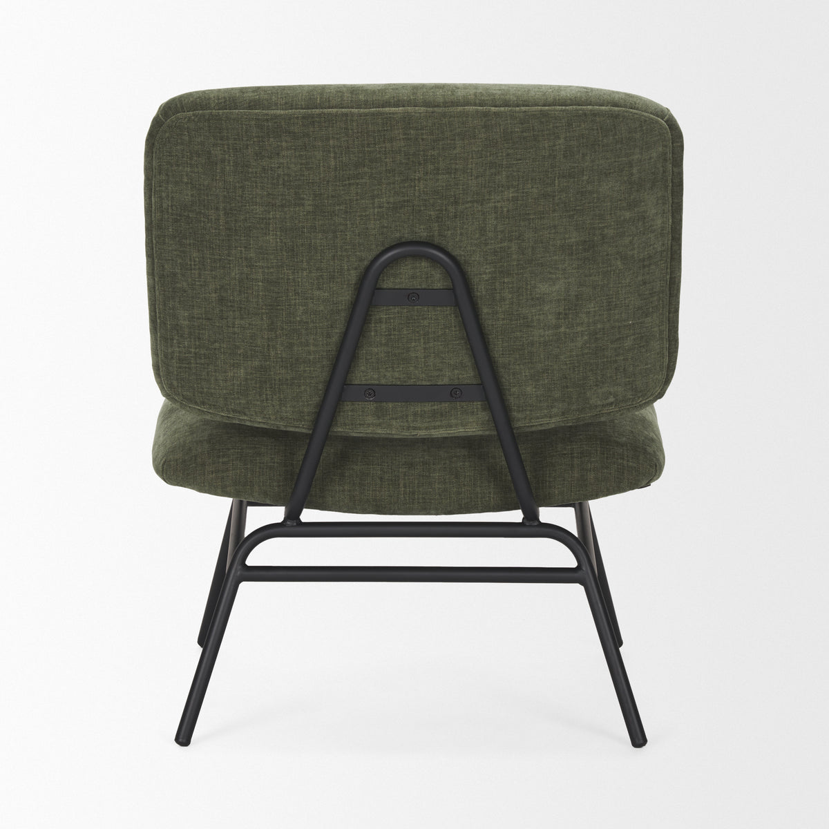 Nora Fabric w/ Matte Black Metal Legs Accent Chair-Accent Chairs-DECOROLALA