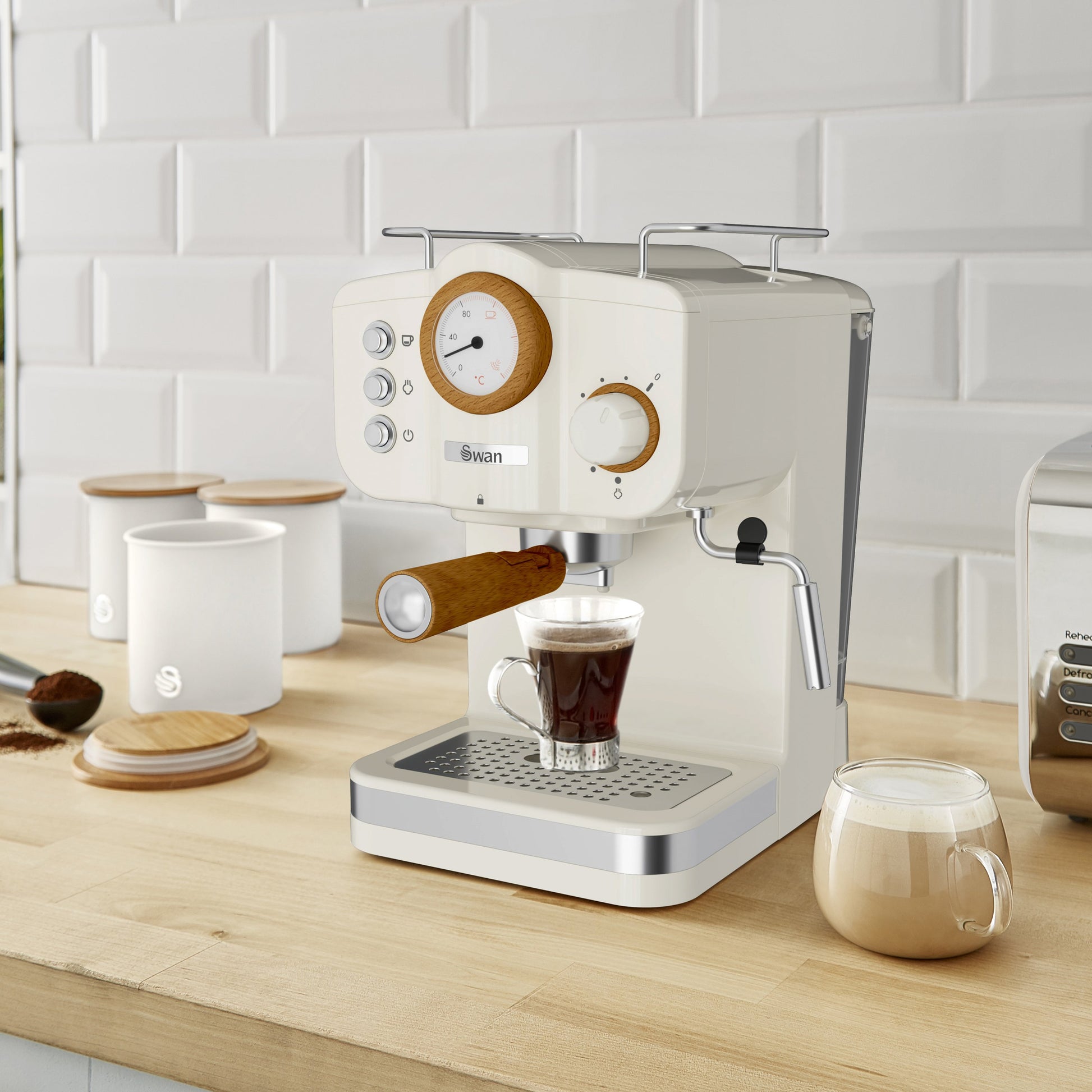 Nordic Pump Espresso Coffee Machine by Swan-Espresso Machine-DECOROLALA