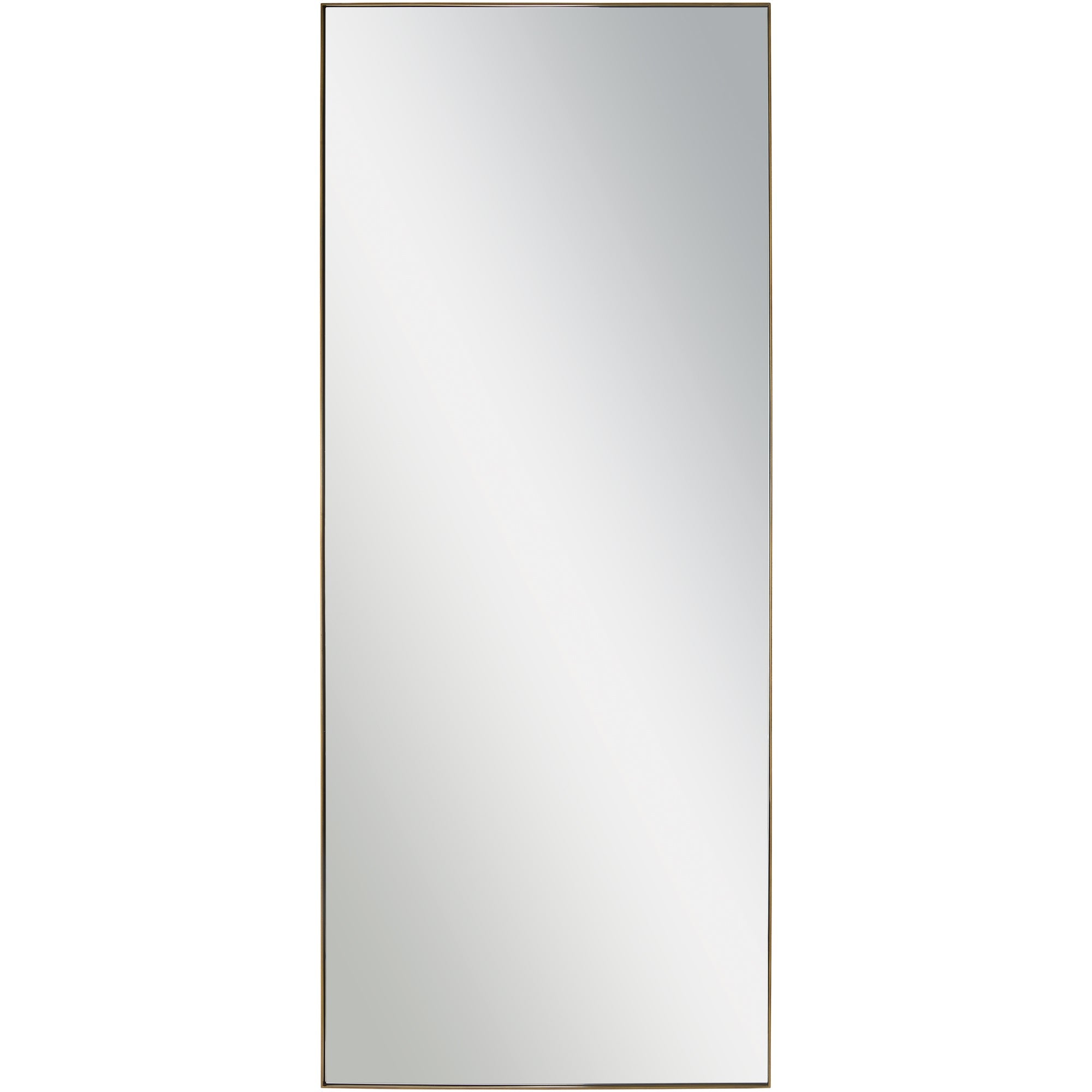 Northern 72" Tall Rectangle Wall Mirror, Yellow-Mirror-DECOROLALA