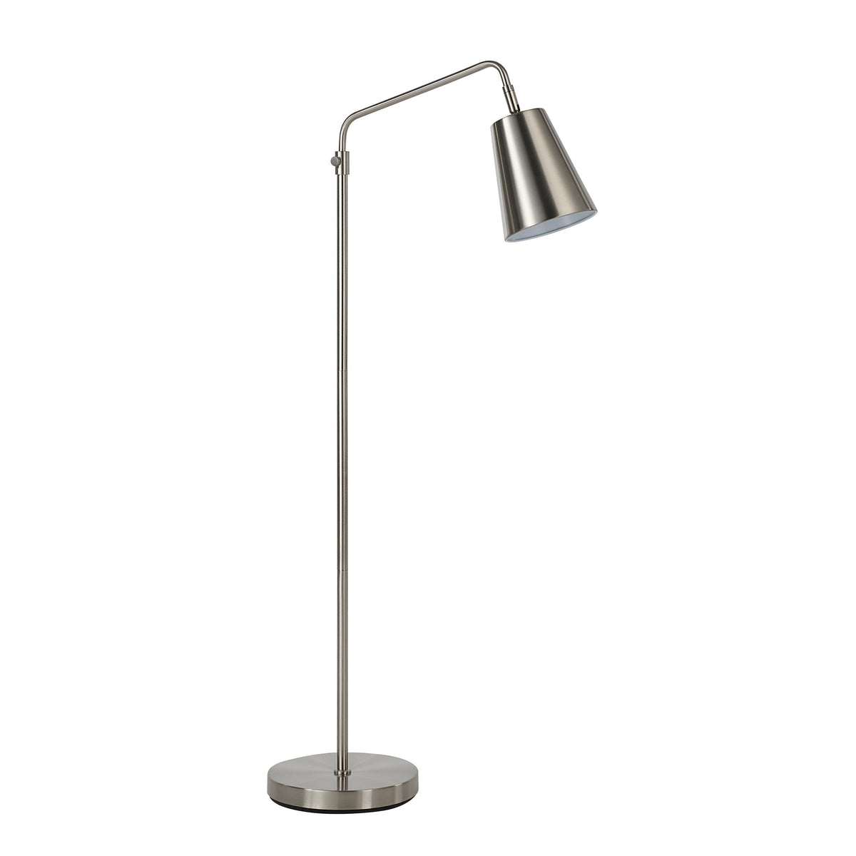 Norwich 47.5" Floor Lamp, Grey, Adjustable-Floor Lamps-DECOROLALA