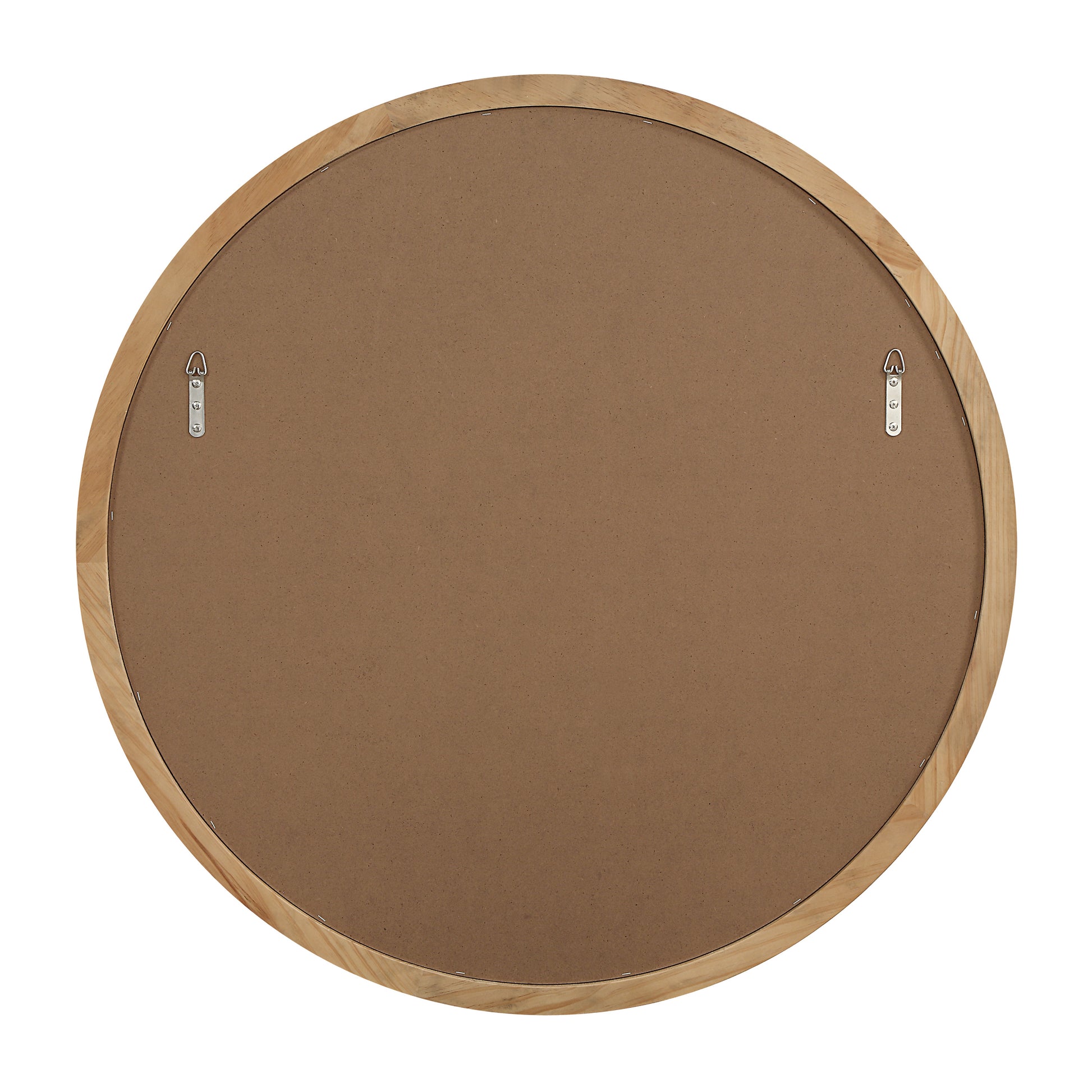 Noto 40" H x 40" W Wall Mirror, Brown-Mirror-DECOROLALA