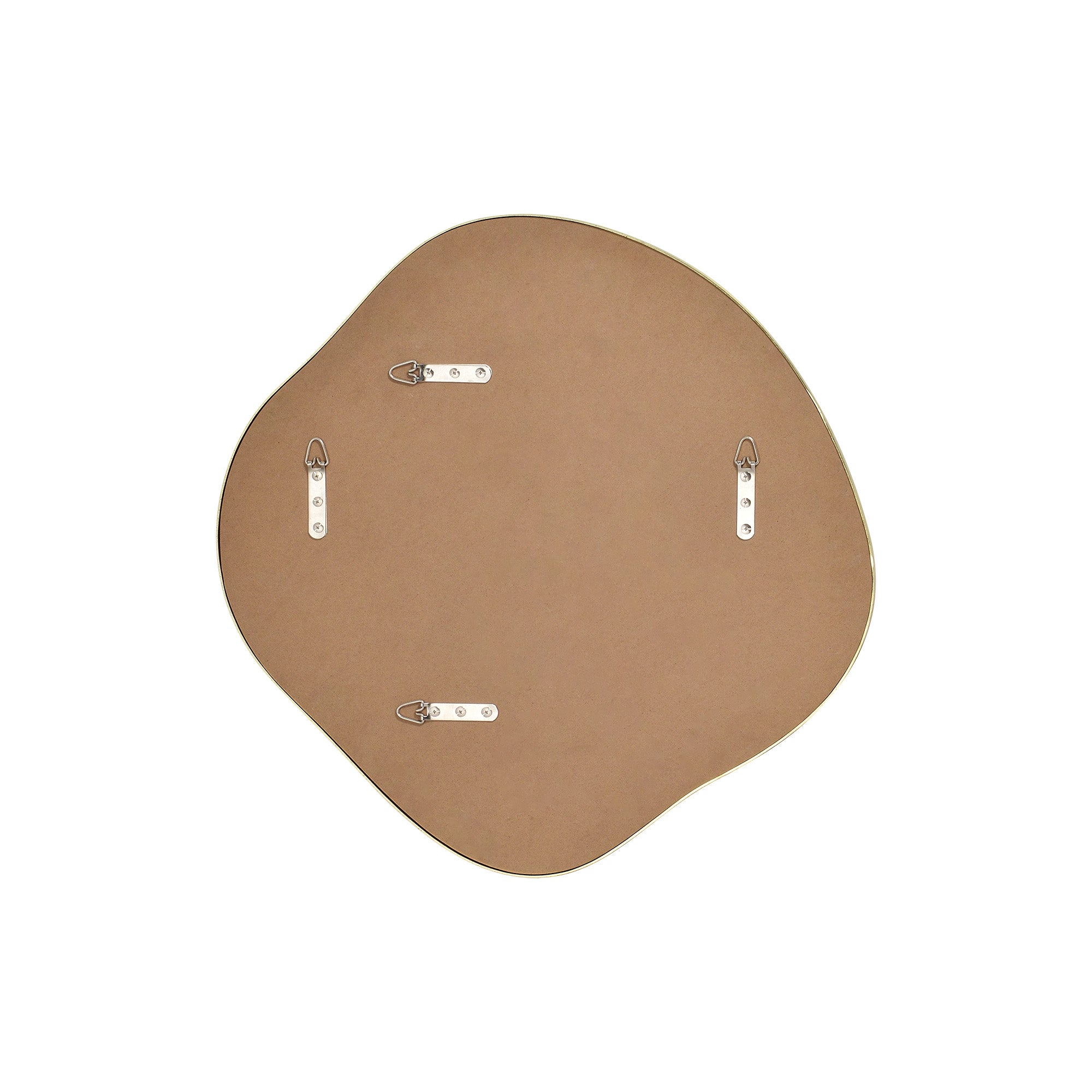 Nucleus 36/24/16" Tall Irregular Wall Mirror, Yellow-Mirror-DECOROLALA