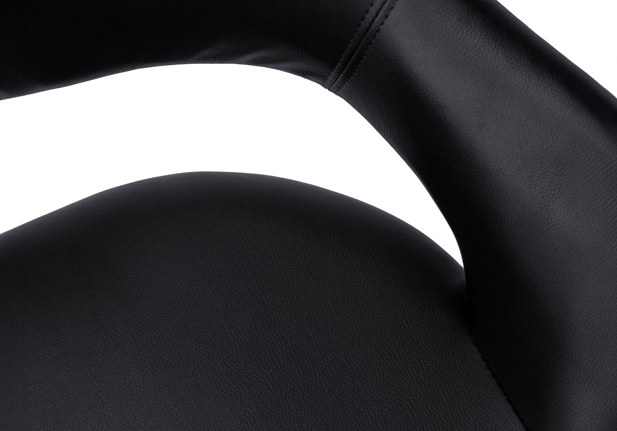 OFFICE CHAIR - BLACK / CHROME METAL HYDRAULIC LIFT BASE-Computer Desk-DECOROLALA