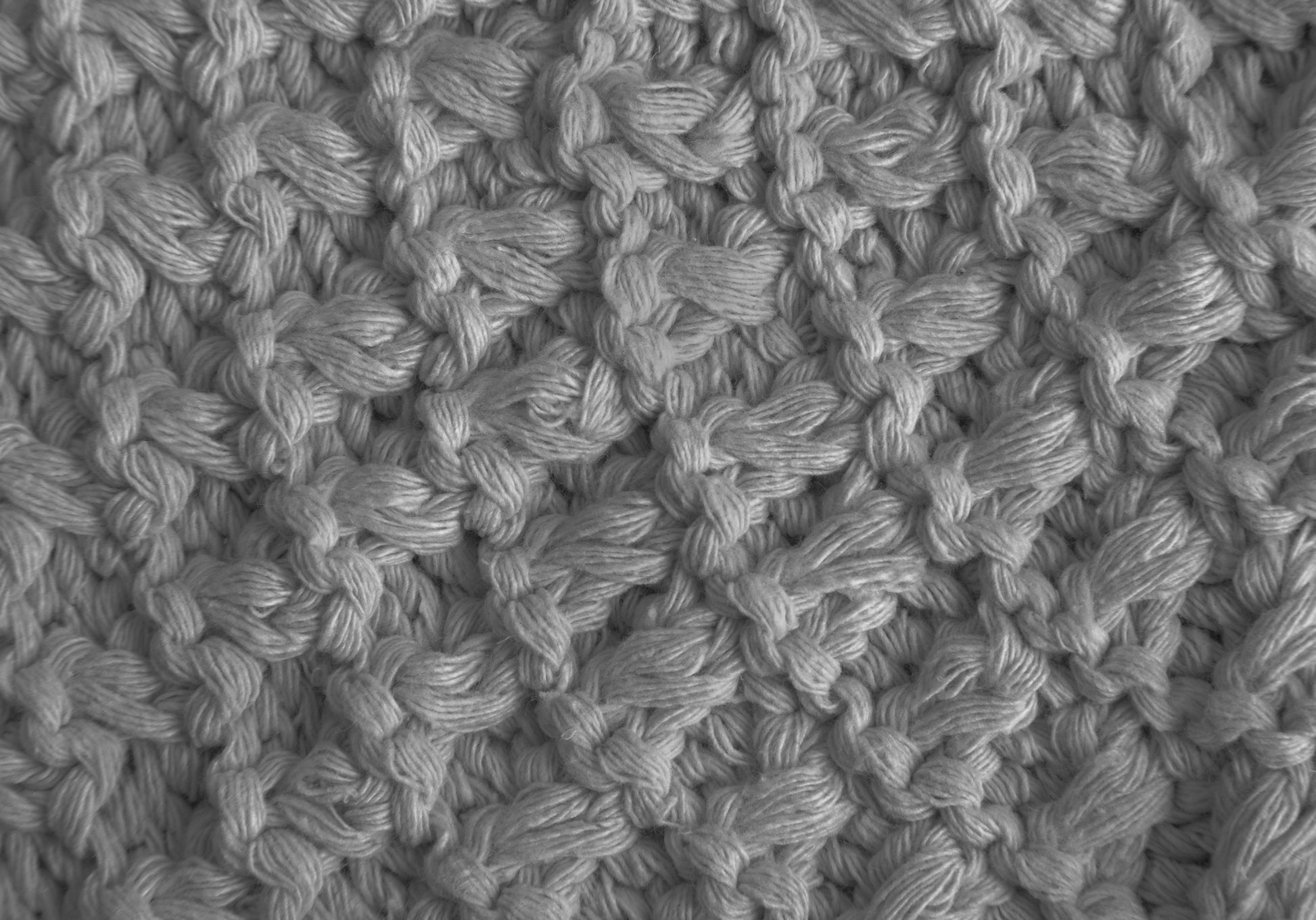 OTTOMAN - GREY KNIT / NATURAL WOOD LEGS-Ottoman-DECOROLALA