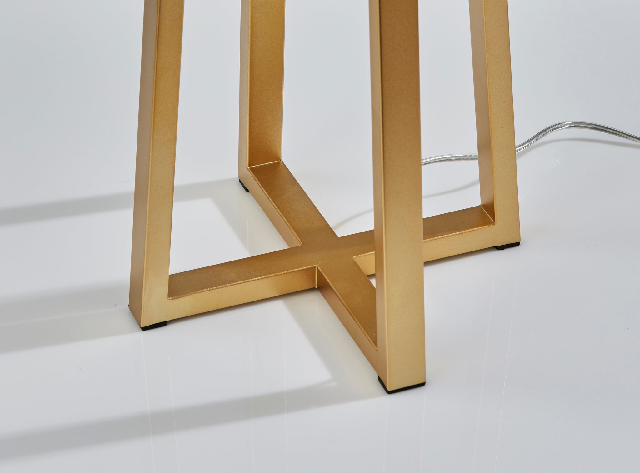 Oakley Floor Lamp - Brass 3-Way 58.5"-Lighting-DECOROLALA