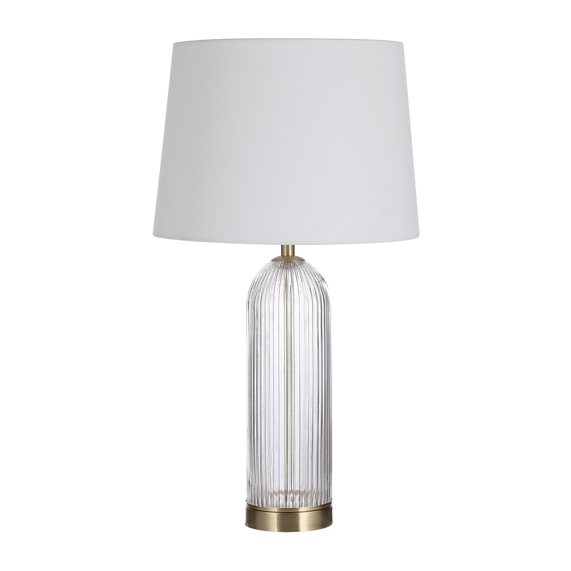 Ocala 25" Table Lamp Set of 2, Yellow Linen Shade-Table Lamp- Set of two-DECOROLALA