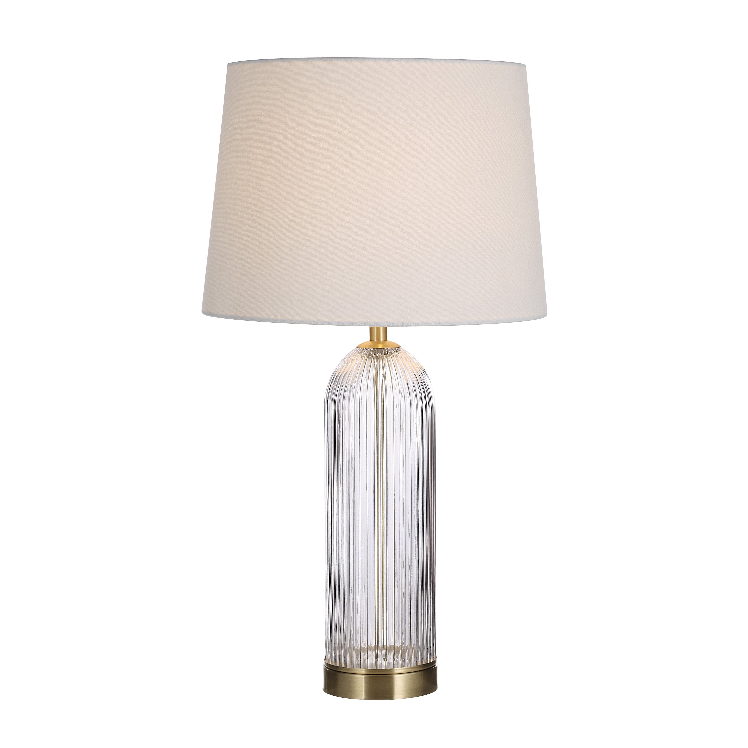 Ocala 25" Table Lamp Set of 2, Yellow Linen Shade-Table Lamp- Set of two-DECOROLALA