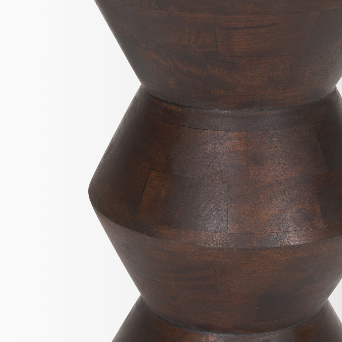 Odessa Dark Brown Wood Accent Table-Accent Tables-DECOROLALA