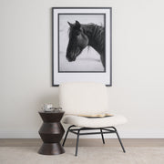Odessa Dark Brown Wood Accent Table-Accent Tables-DECOROLALA
