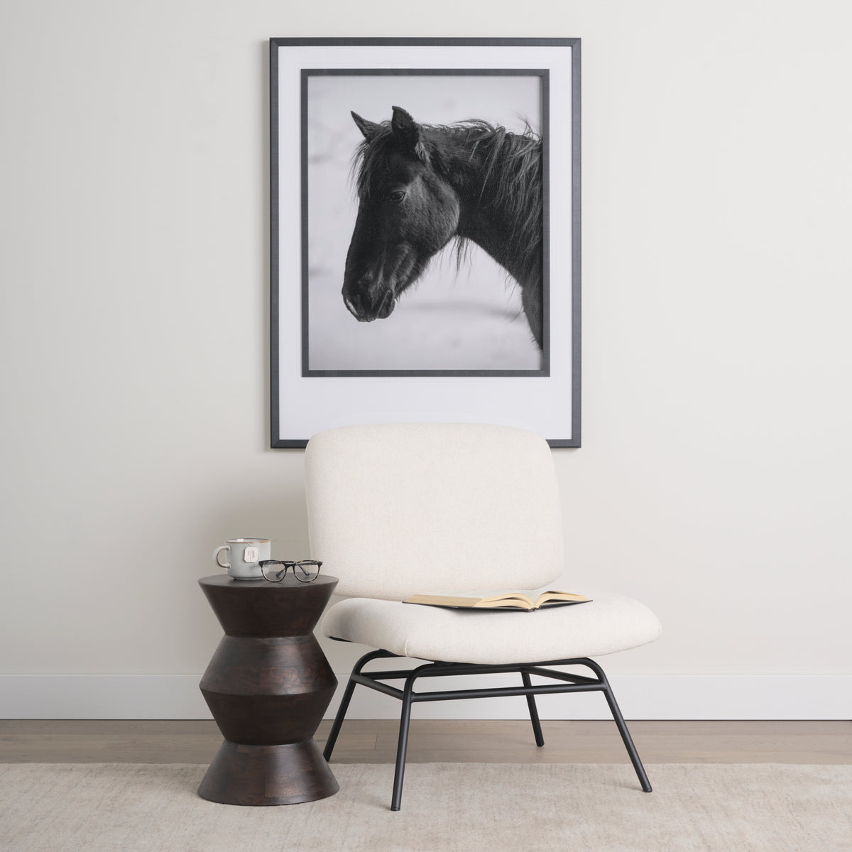 Odessa Dark Brown Wood Accent Table-Accent Tables-DECOROLALA