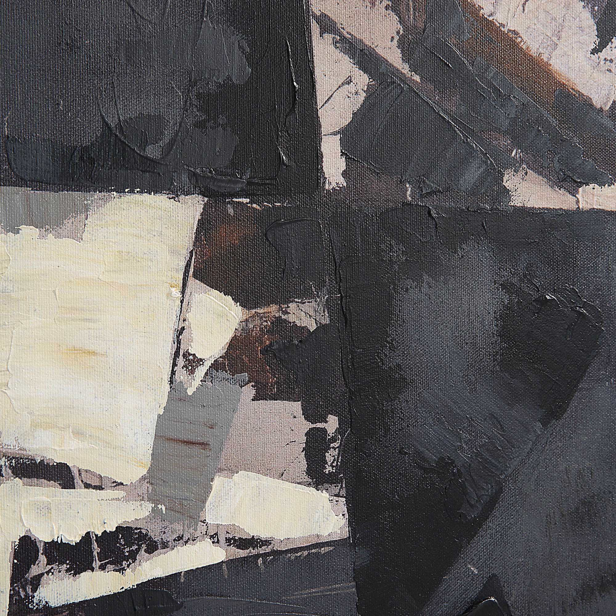 Odysseus 45" Wide Canvas Art, Black-Canvas Art-DECOROLALA