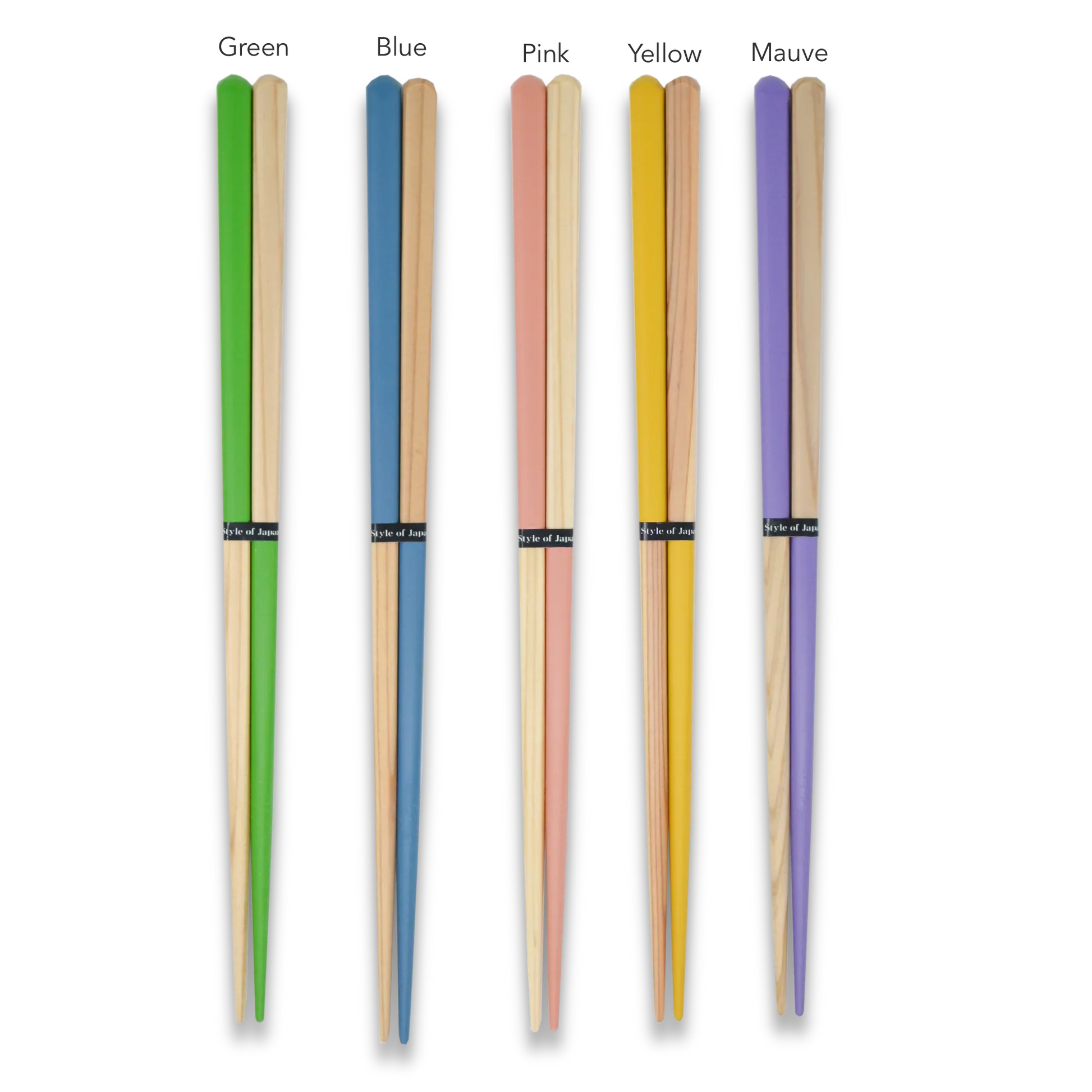Oedo Ichimatsu Chopsticks - Made in Japan - 5PC Set-Tableware-DECOROLALA