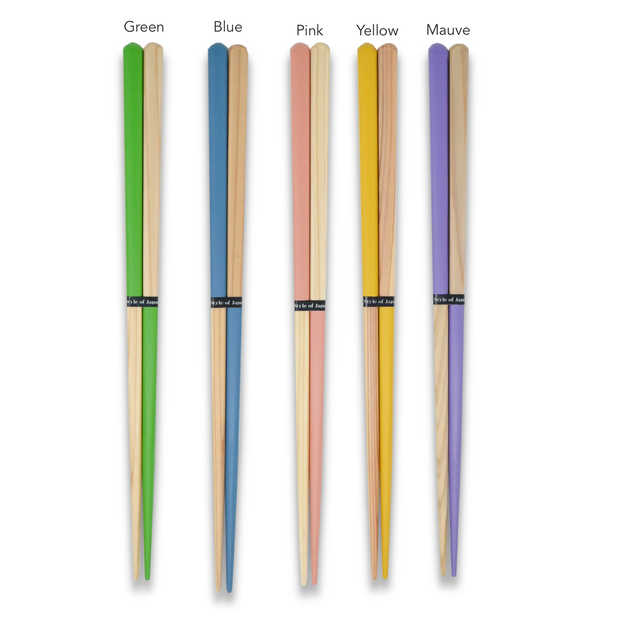 Oedo Ichimatsu Chopsticks - Made in Japan - 5PC Set-Tableware-DECOROLALA