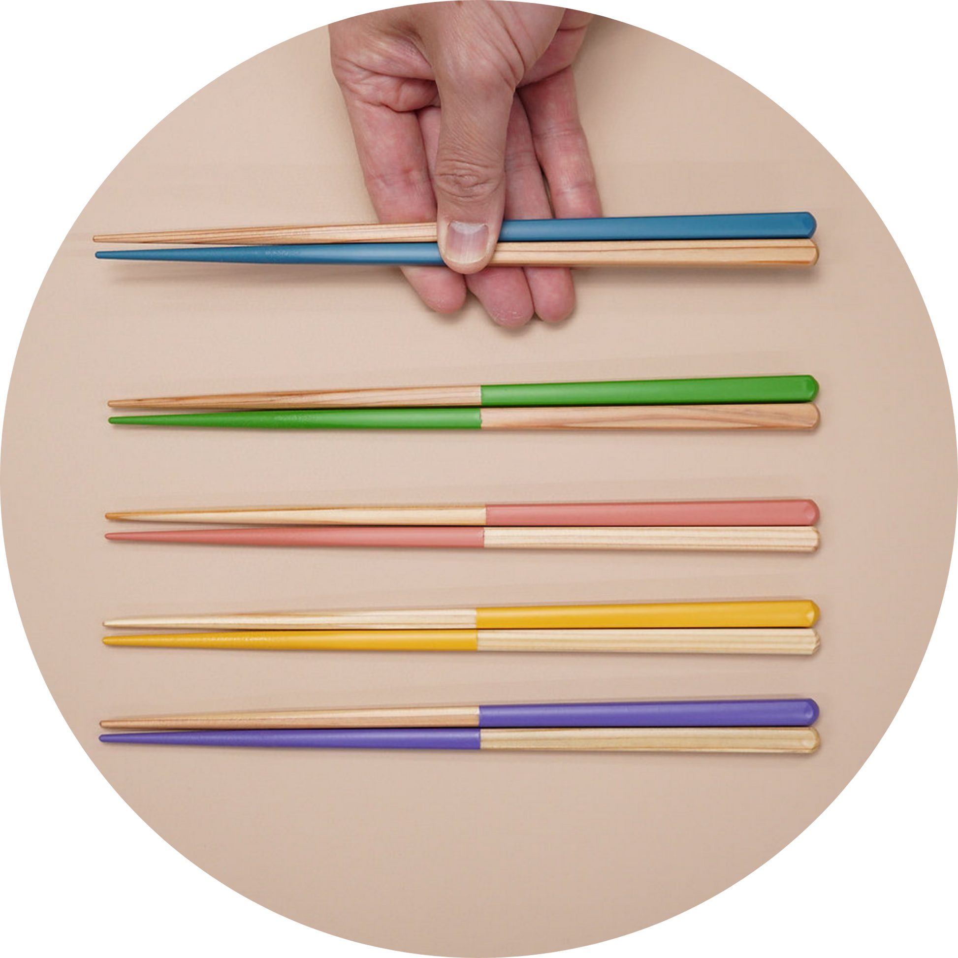 Oedo Ichimatsu Chopsticks - Made in Japan - 5PC Set-Tableware-DECOROLALA