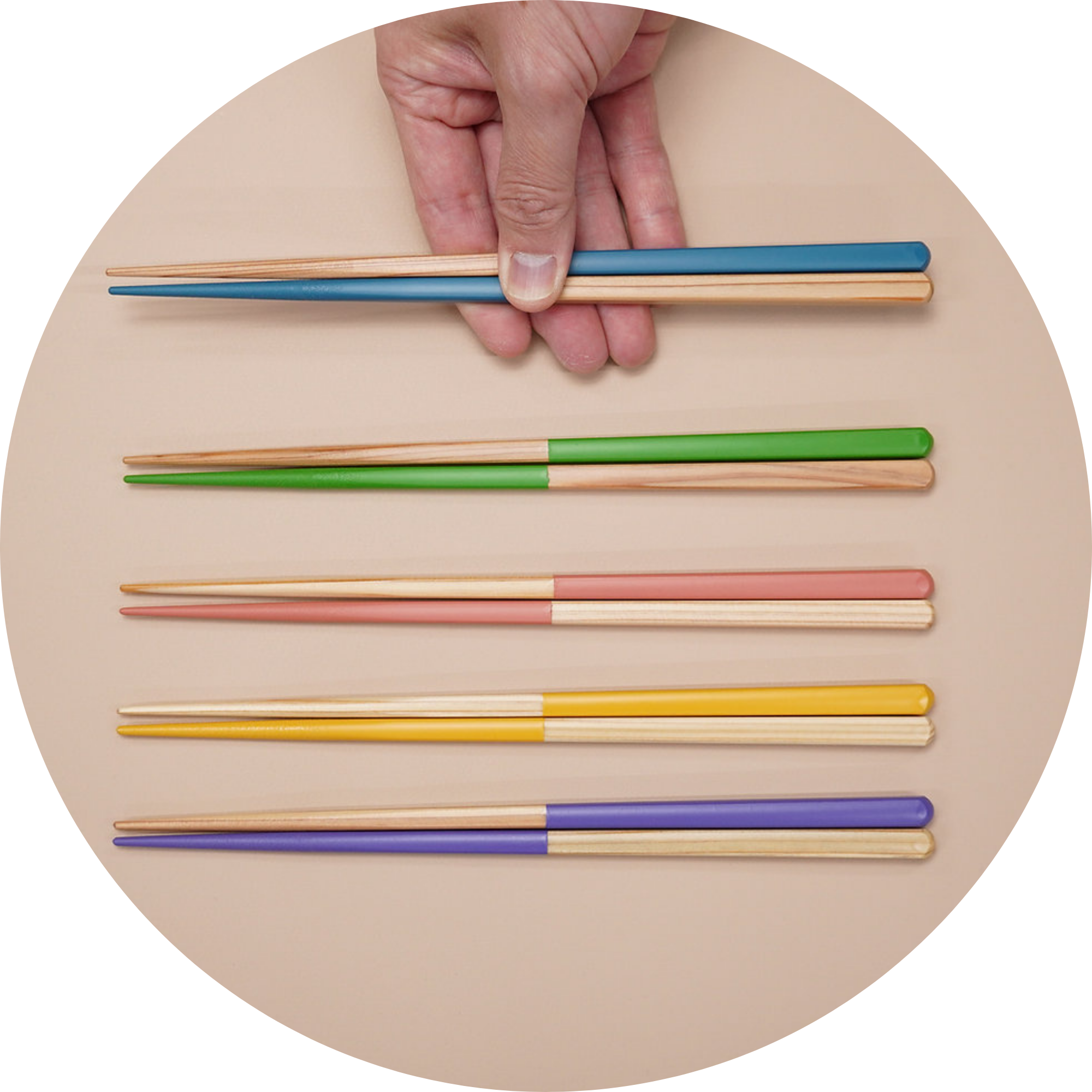 Oedo Ichimatsu Chopsticks - Made in Japan - 5PC Set-Tableware-DECOROLALA
