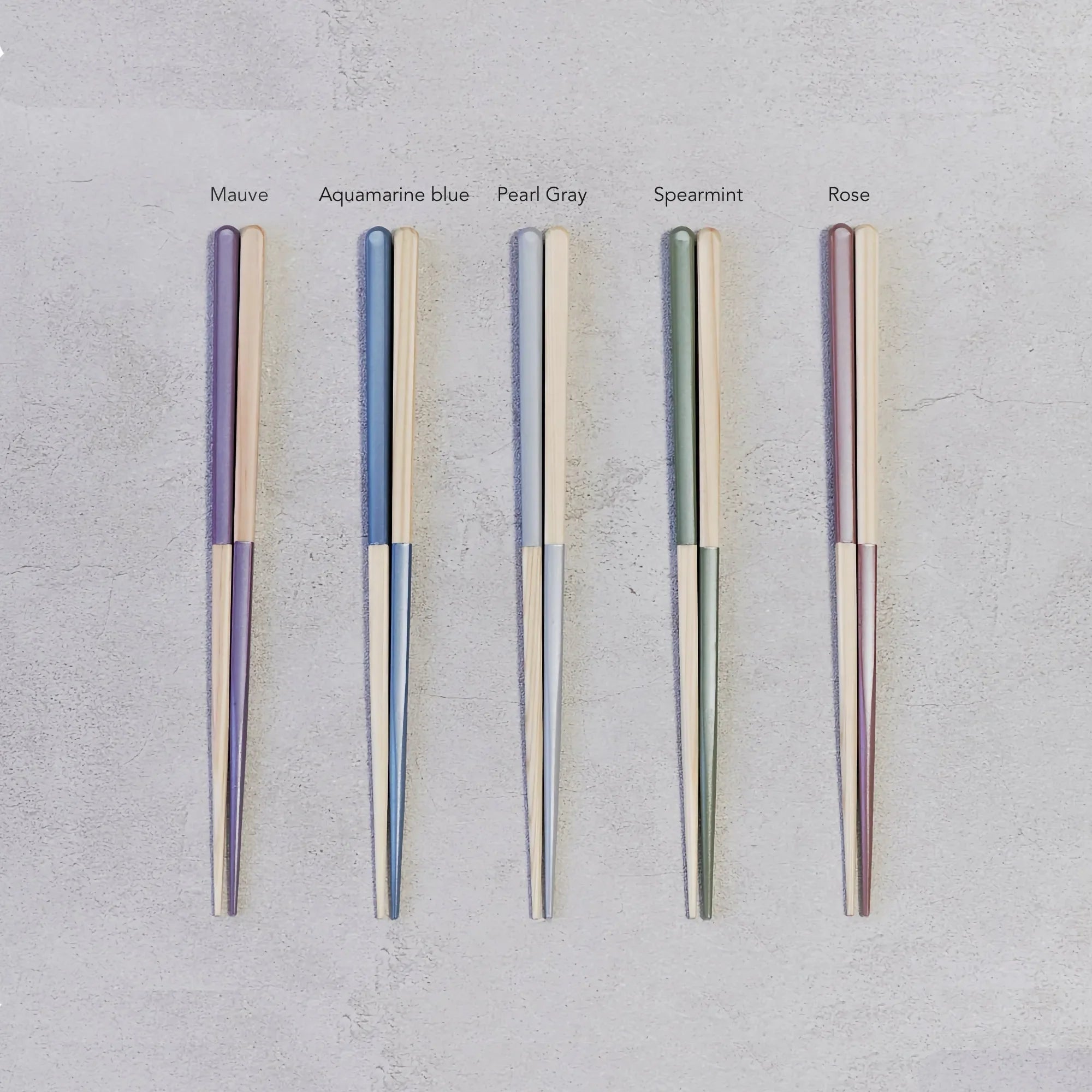 Oedo Pearl Japanese Chopsticks - Sustainable & Eco-Friendly 5 PC Set-Tableware-DECOROLALA