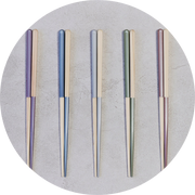 Oedo Pearl Japanese Chopsticks - Sustainable & Eco-Friendly 5 PC Set-Tableware-DECOROLALA