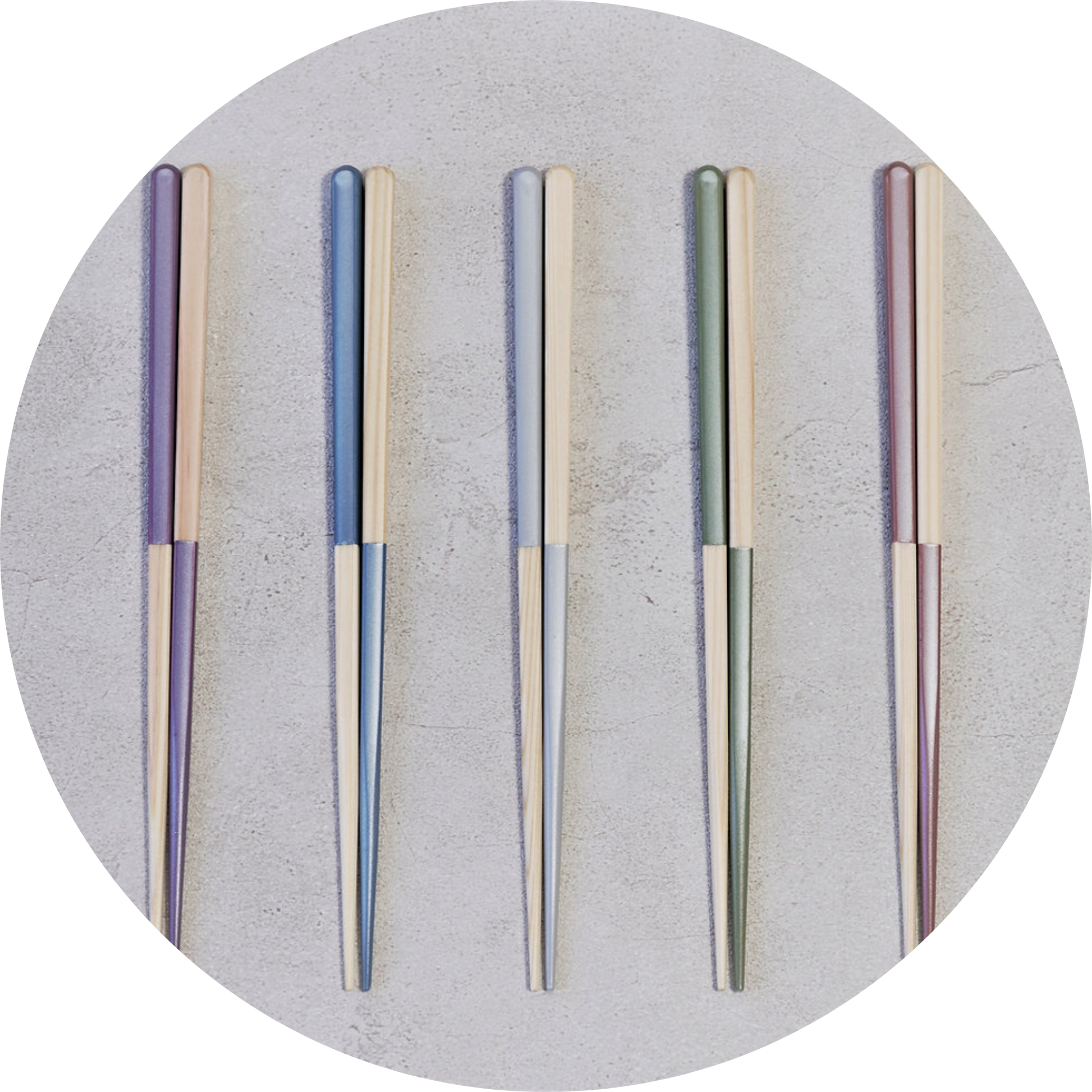 Oedo Pearl Japanese Chopsticks - Sustainable & Eco-Friendly 5 PC Set-Tableware-DECOROLALA