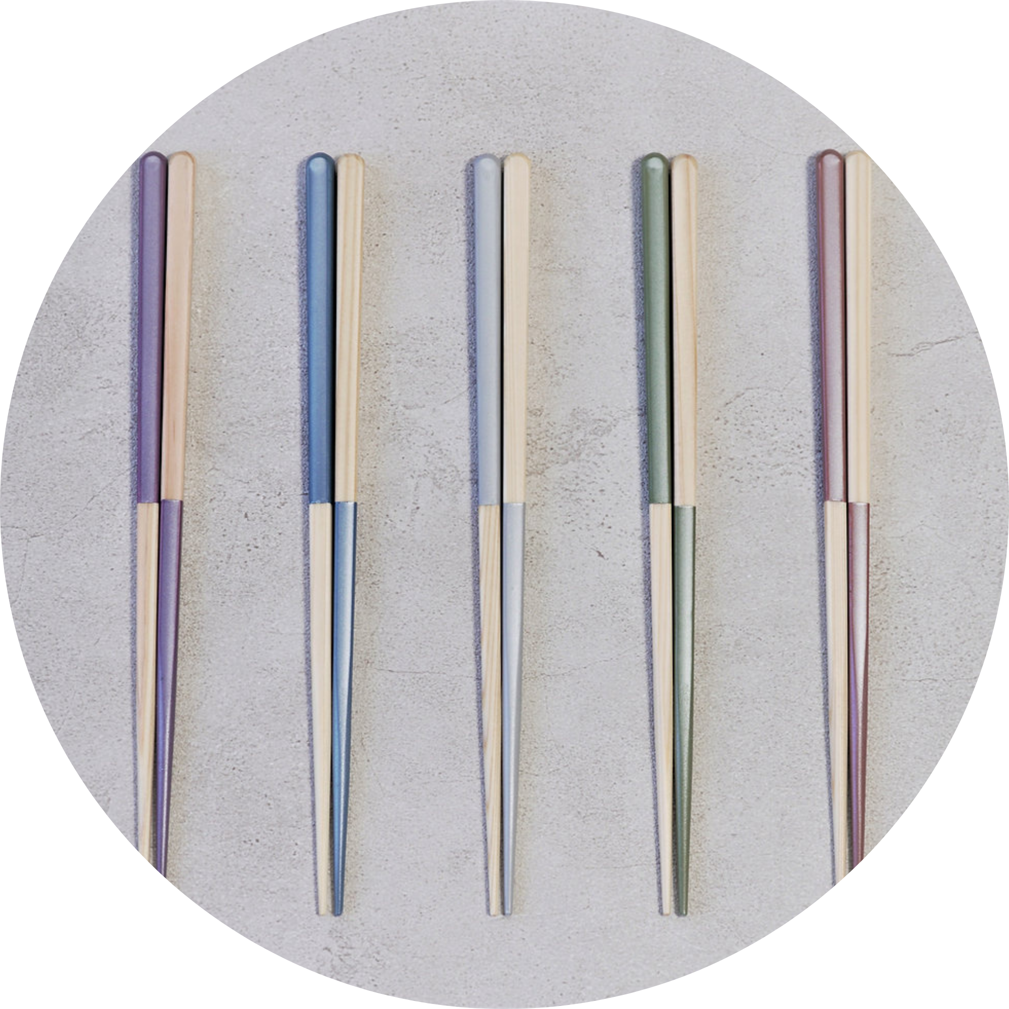 Oedo Pearl Japanese Chopsticks - Sustainable & Eco-Friendly 5 PC Set-Tableware-DECOROLALA