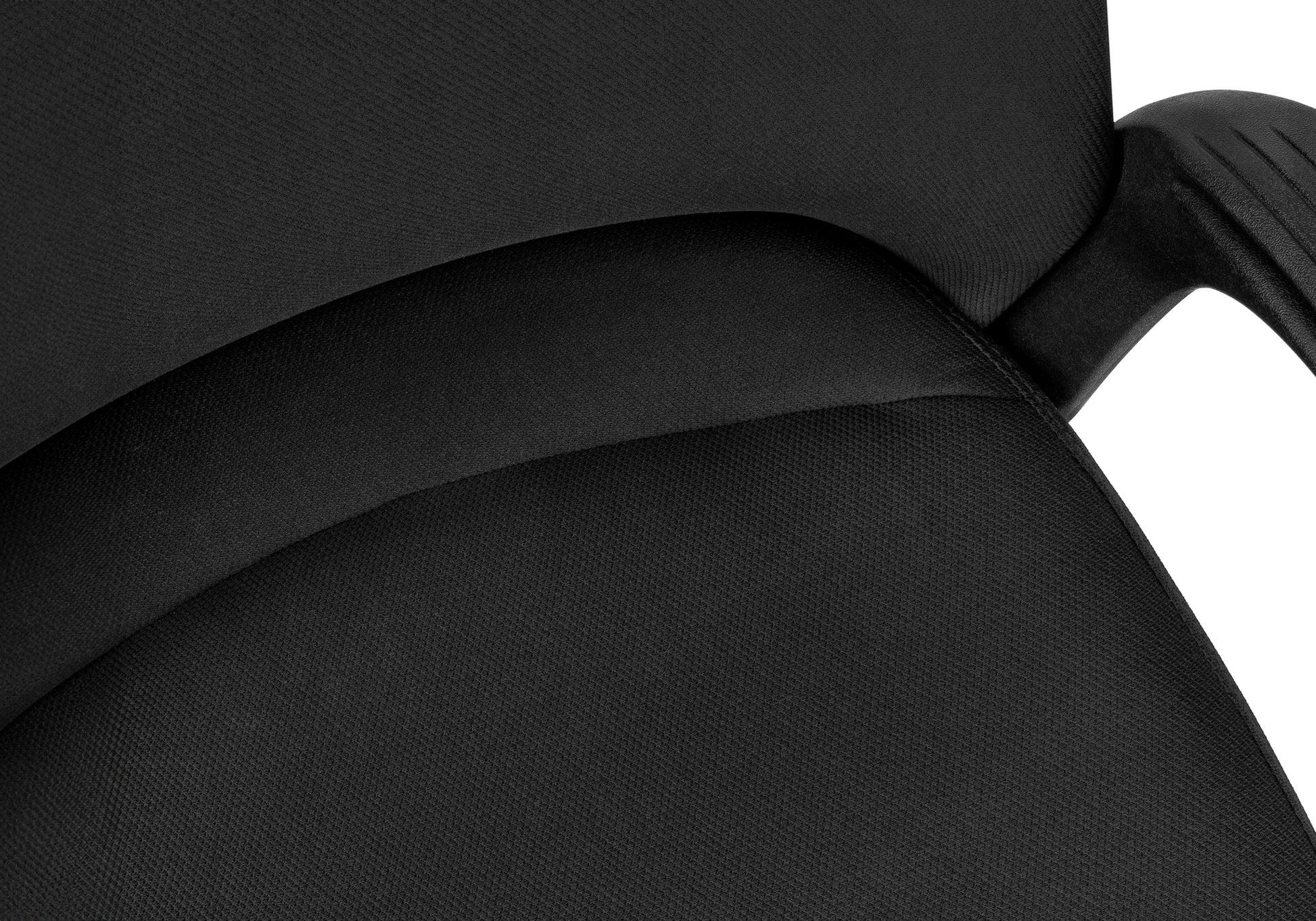 Office Chair - Black / Black Fabric / Multi Position-Office Chair-DECOROLALA