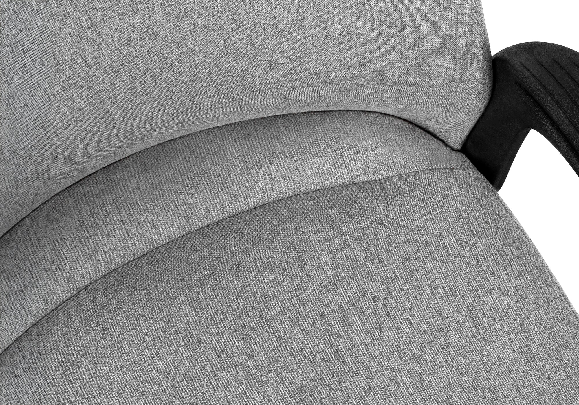 Office Chair - Black / Black Fabric / Multi Position-Office Chair-DECOROLALA