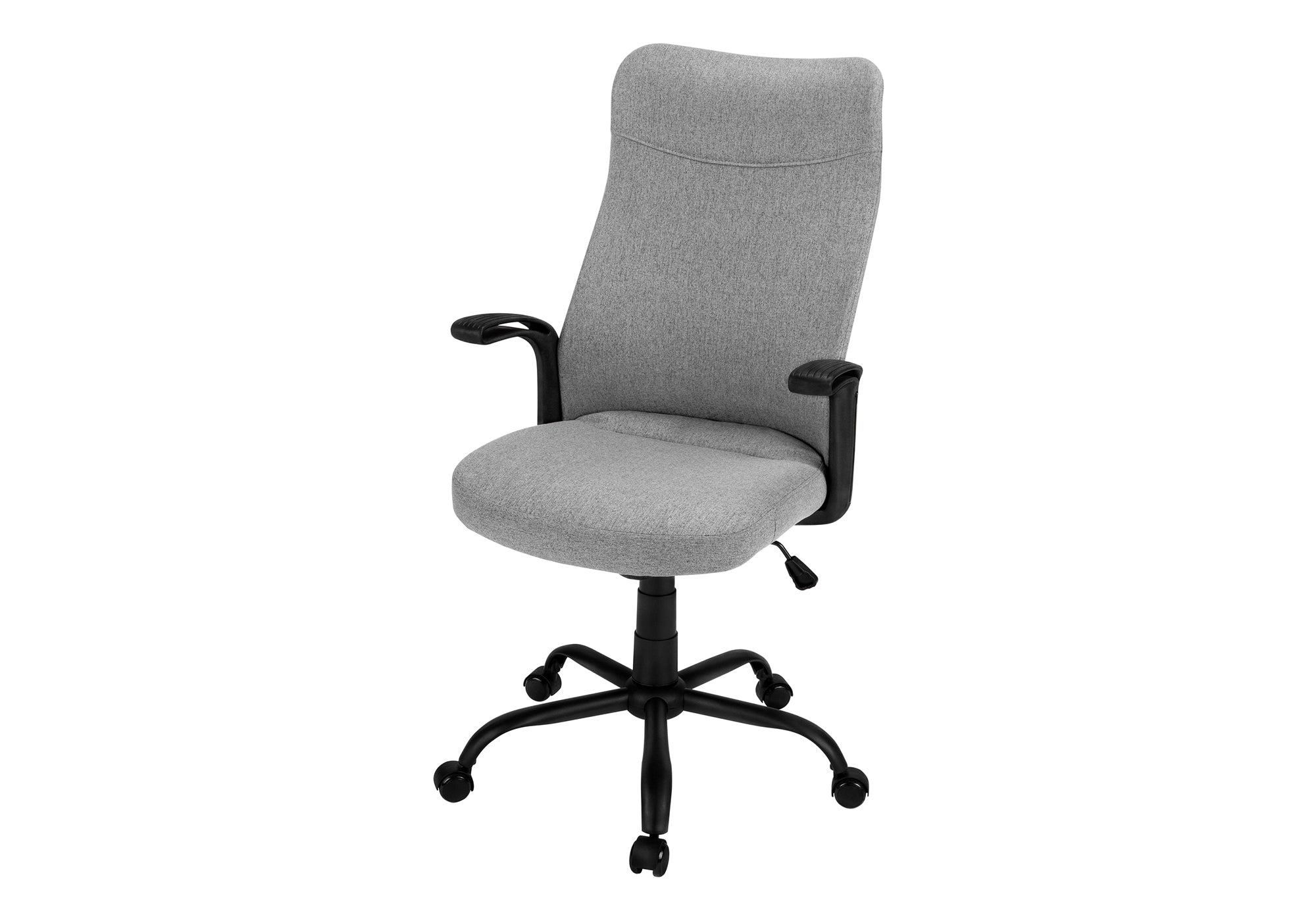 Office Chair - Black / Black Fabric / Multi Position-Office Chair-DECOROLALA