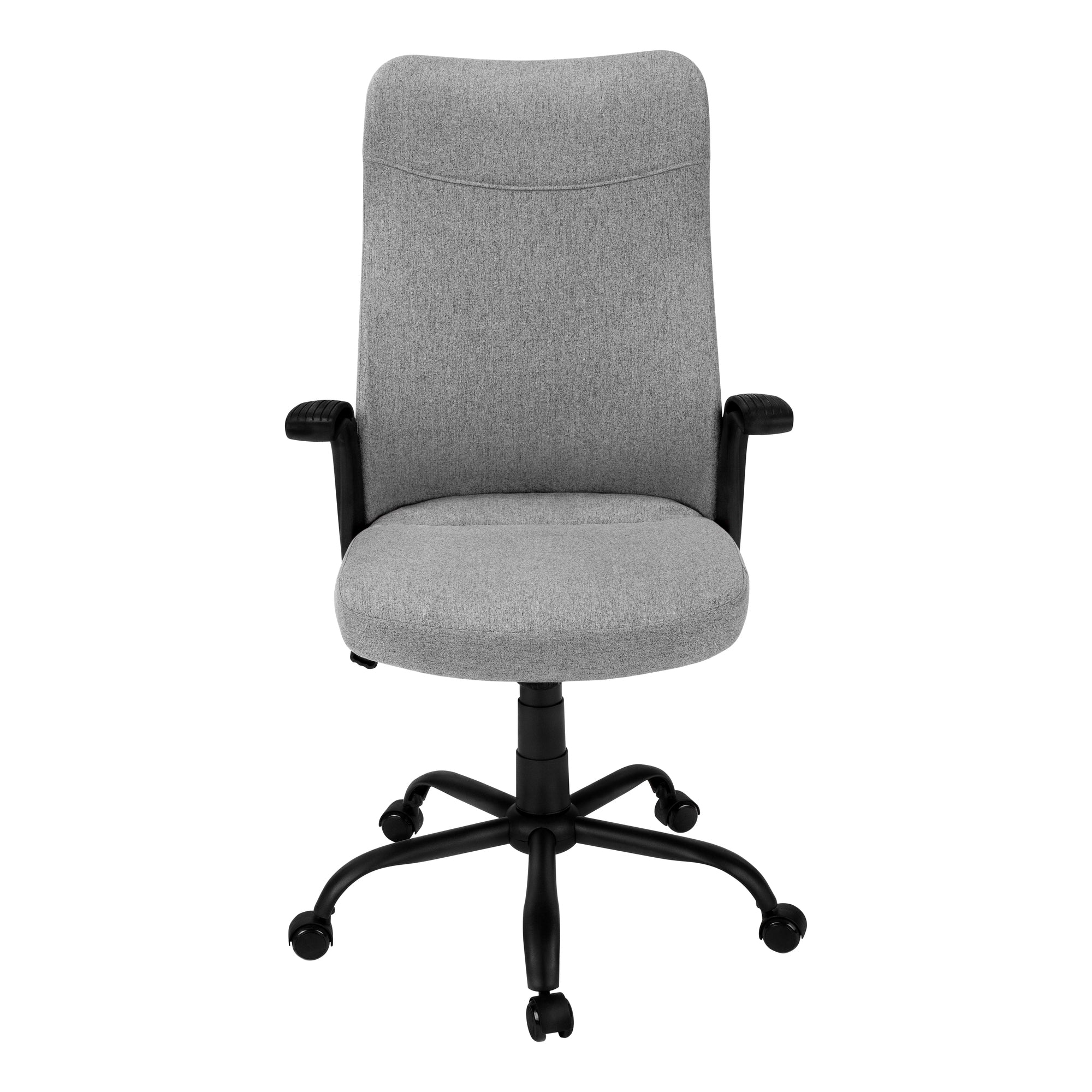 Office Chair - Black / Black Fabric / Multi Position-Office Chair-DECOROLALA