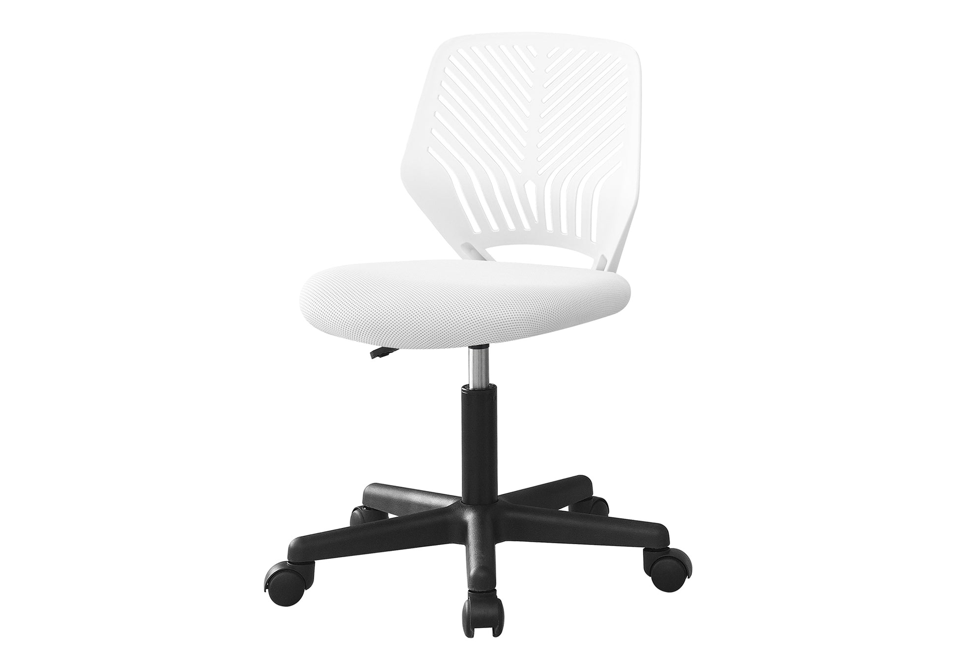 Office Chair - Black Juvenile / Black Base On Castors-Office Chair-DECOROLALA