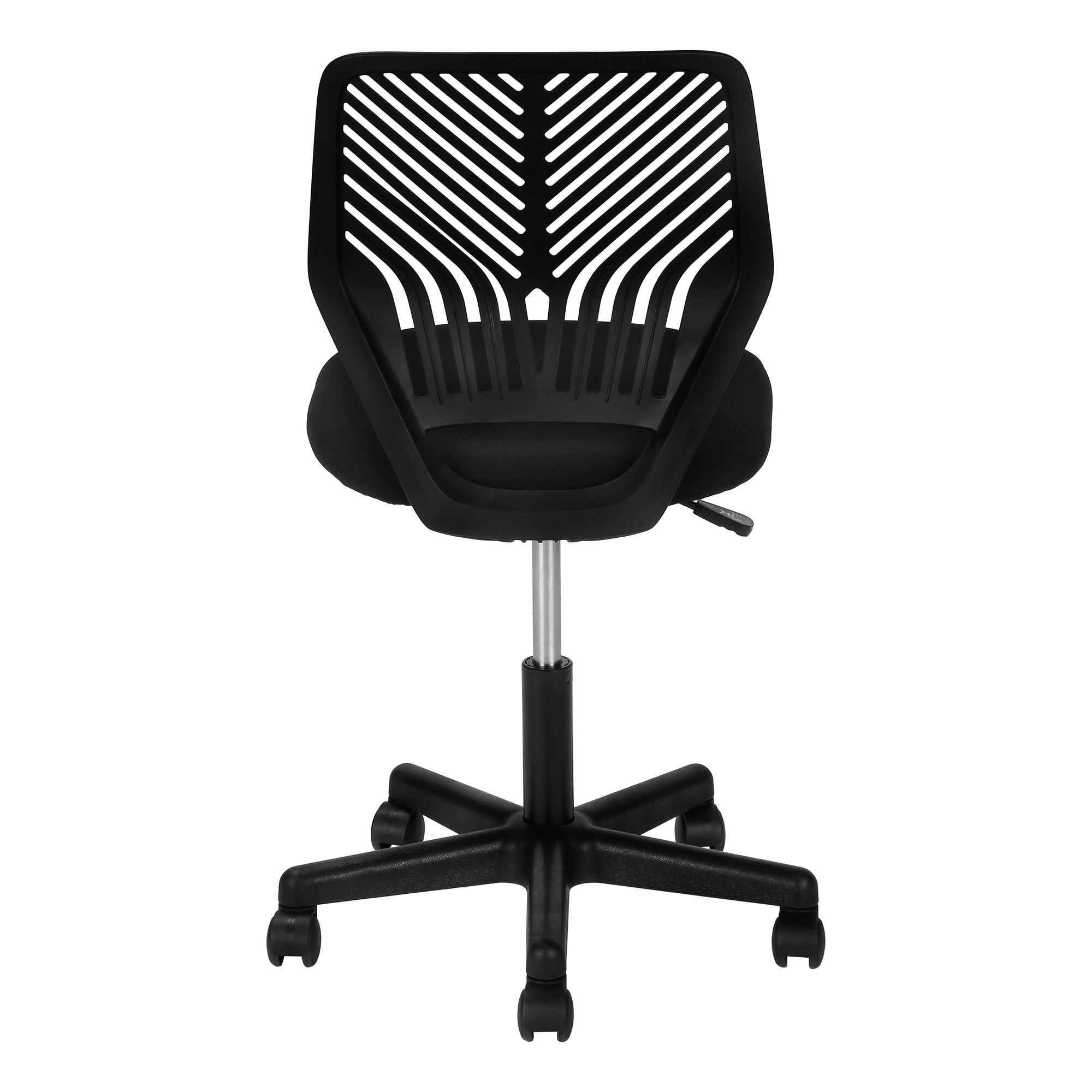 Office Chair - Black Juvenile / Black Base On Castors-Office Chair-DECOROLALA