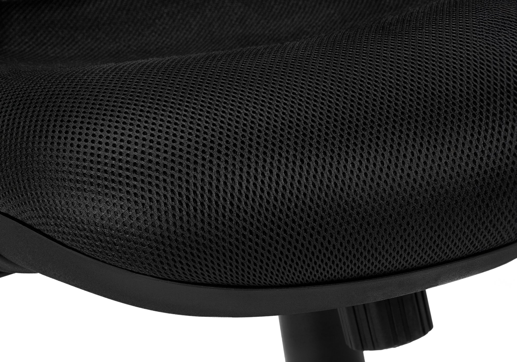 Office Chair - Black Mesh / Chrome High-Back Executive-Computer Desk-DECOROLALA