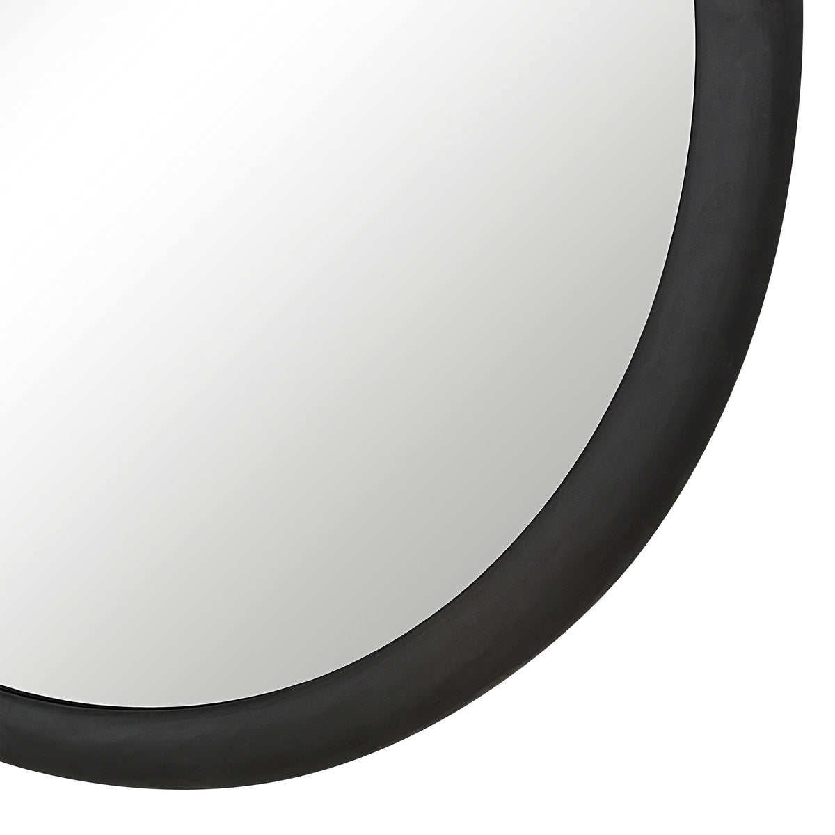 Olica 40" H x 40" W Wall Mirror, Black-Mirrors-DECOROLALA