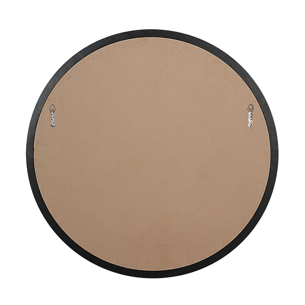 Olica 40" H x 40" W Wall Mirror, Black-Mirrors-DECOROLALA