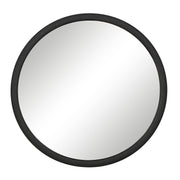 Olica 40" H x 40" W Wall Mirror, Black-Mirrors-DECOROLALA