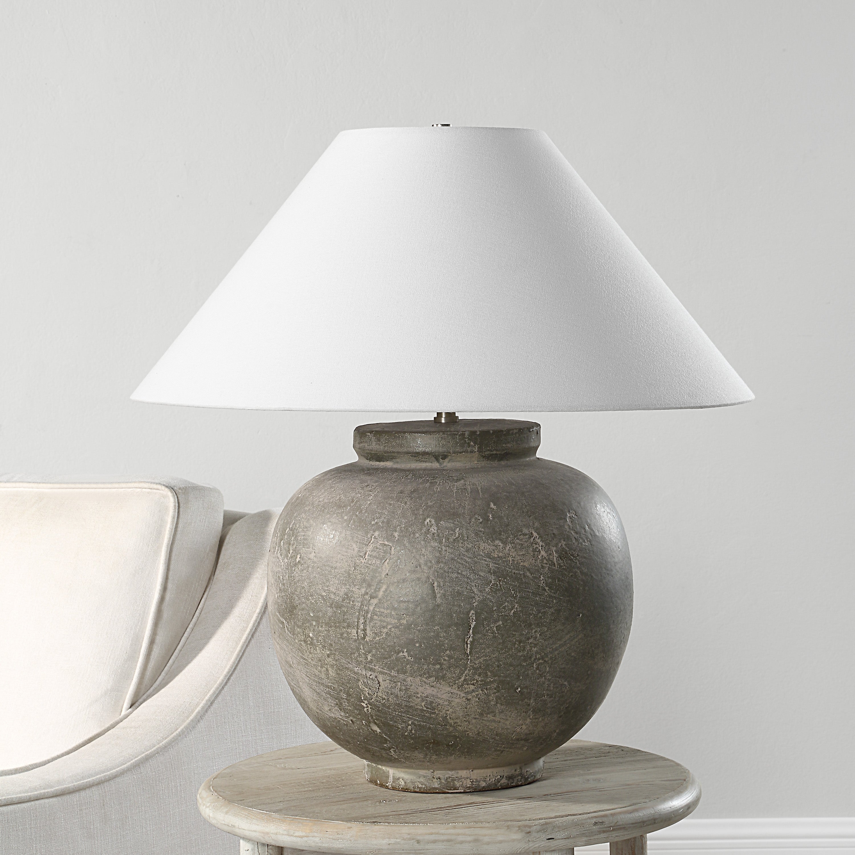 Olivia 25" Ceramic Table Lamp-Table Lamp-DECOROLALA