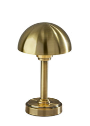 Ollie LED Cordless Table Lamp- Antique Brass-Lighting-DECOROLALA