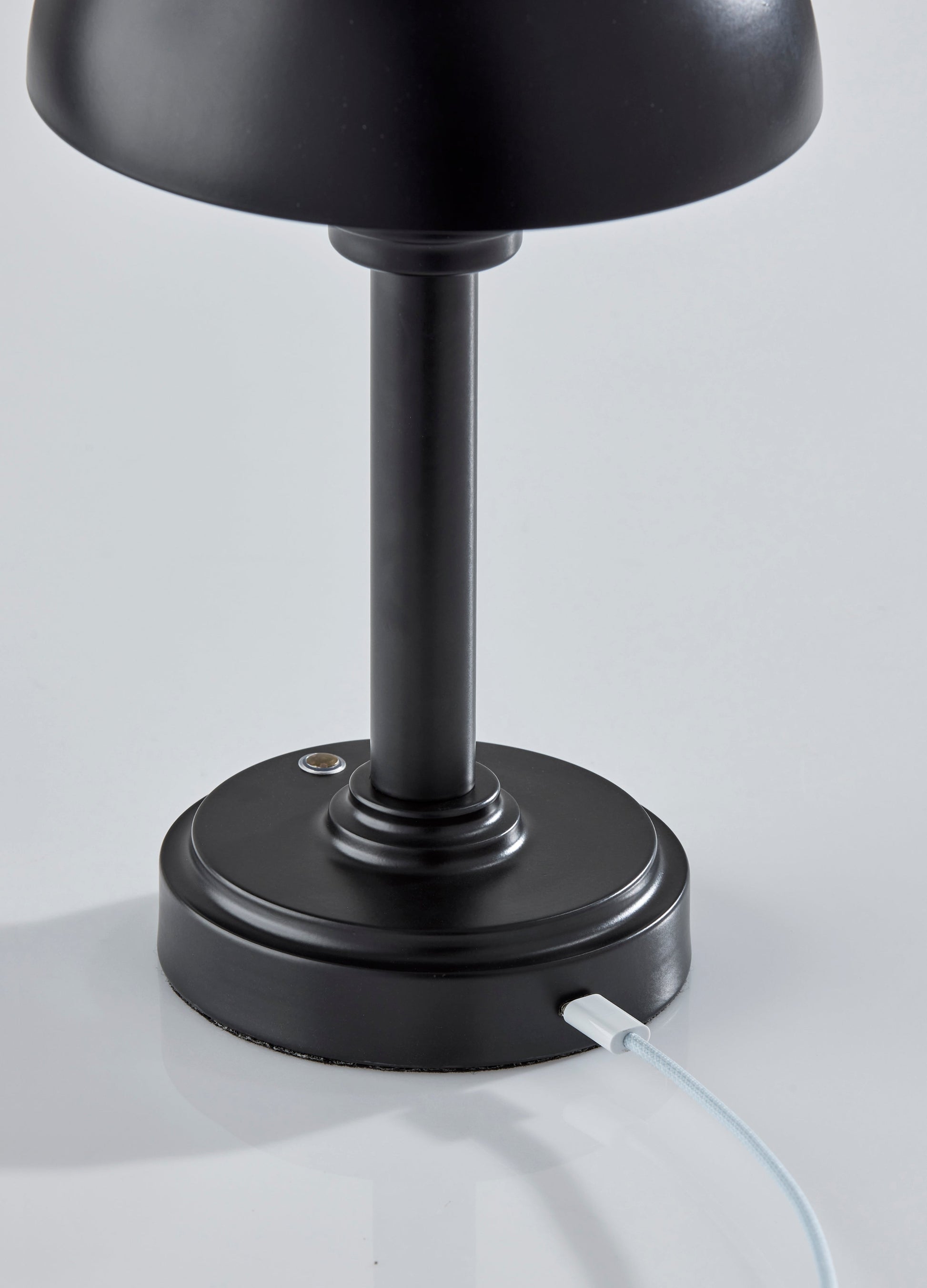 Ollie LED Cordless Table Lamp- Black-Lighting-DECOROLALA