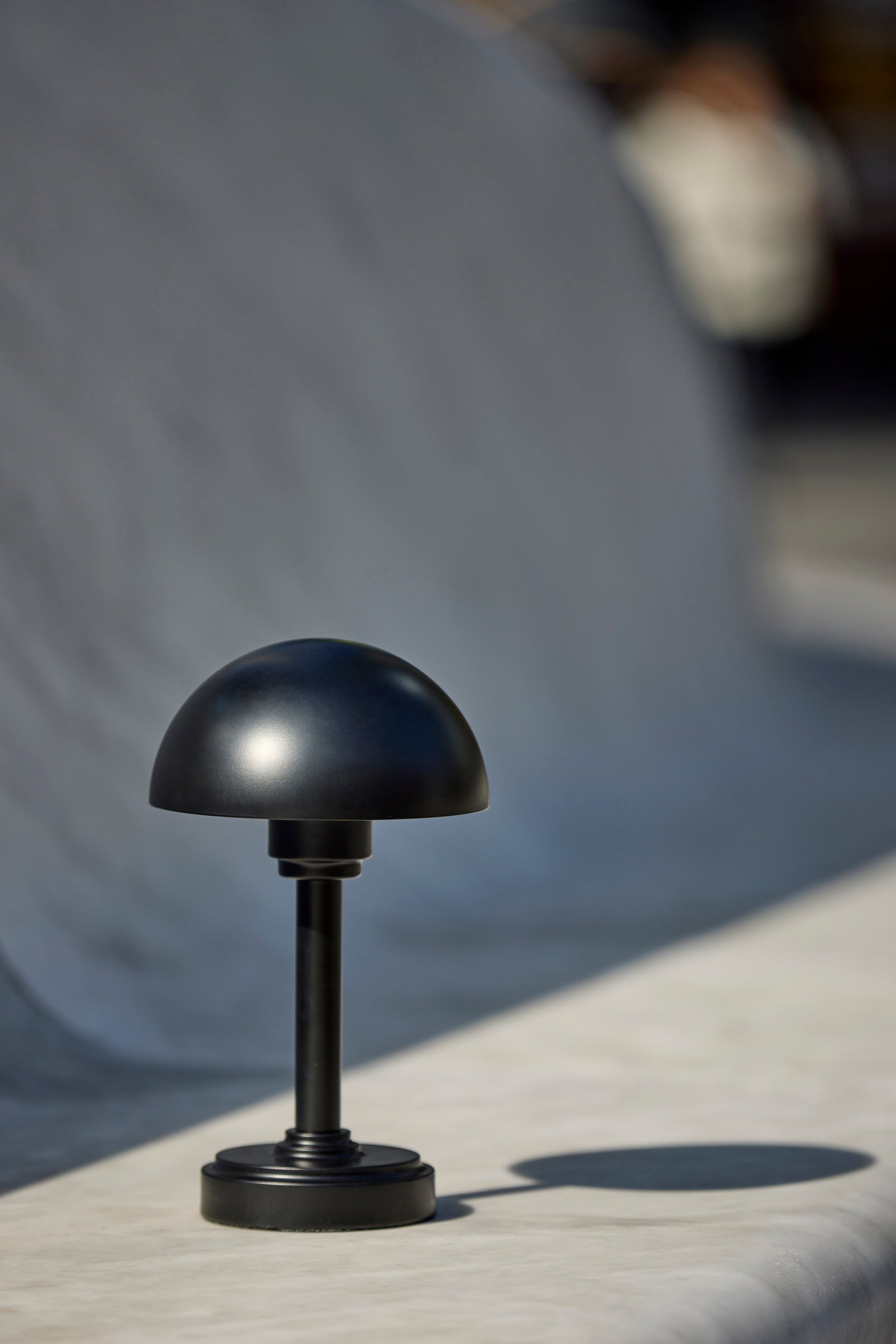 Ollie LED Cordless Table Lamp- Black-Lighting-DECOROLALA