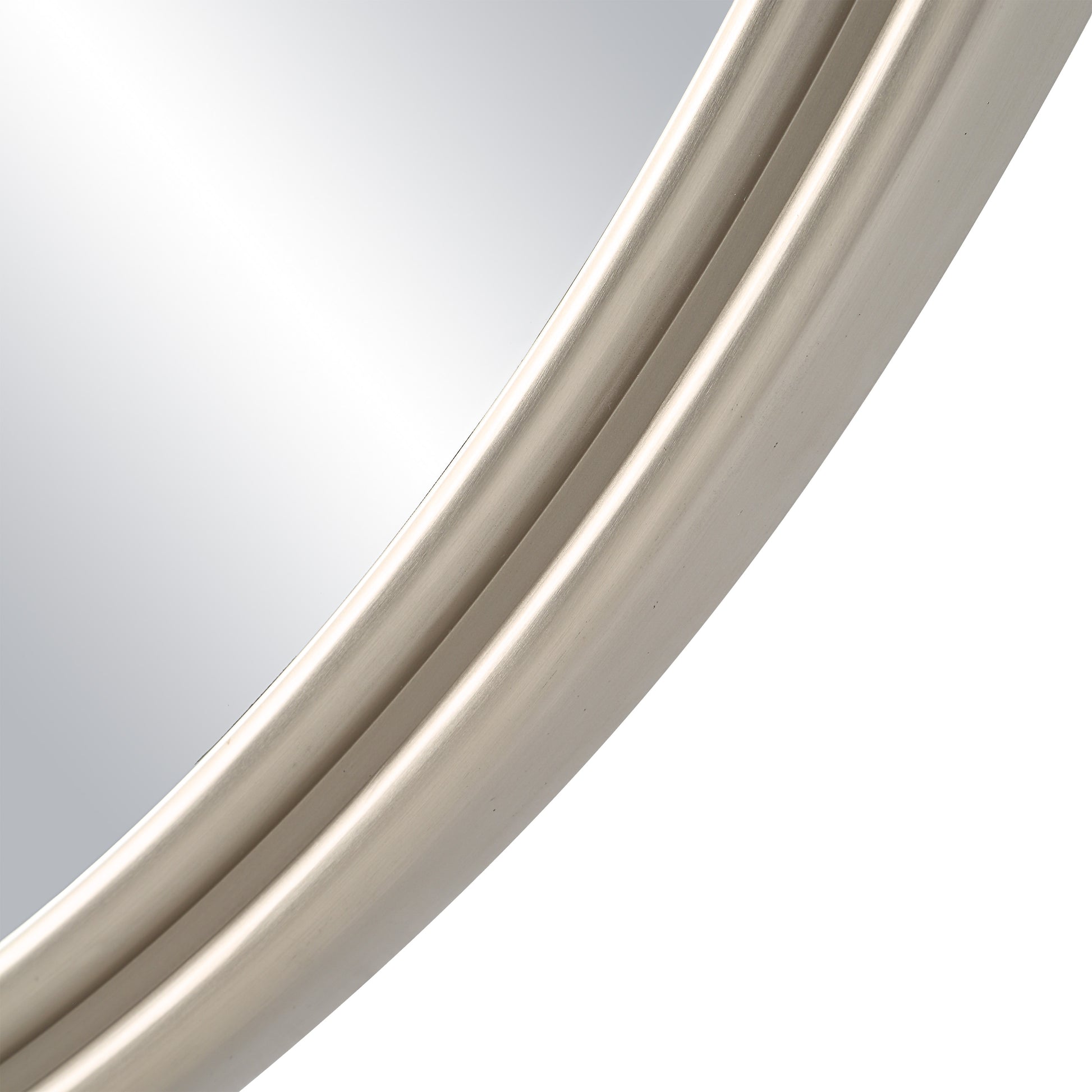 Oltimo 40" Tall Round Wall Mirror, Grey-Mirror-DECOROLALA