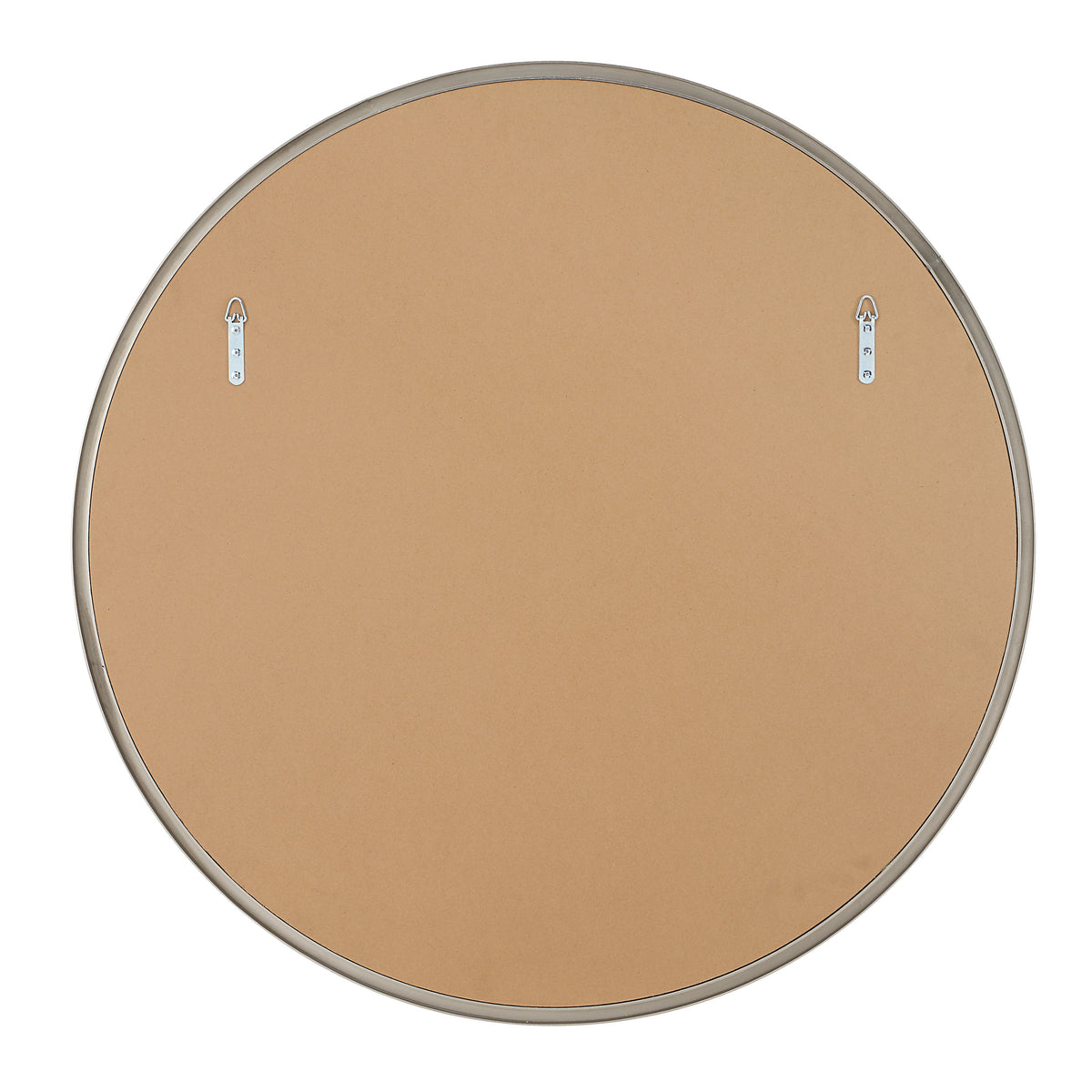 Oltimo 40" Tall Round Wall Mirror, Grey-Mirrors-DECOROLALA