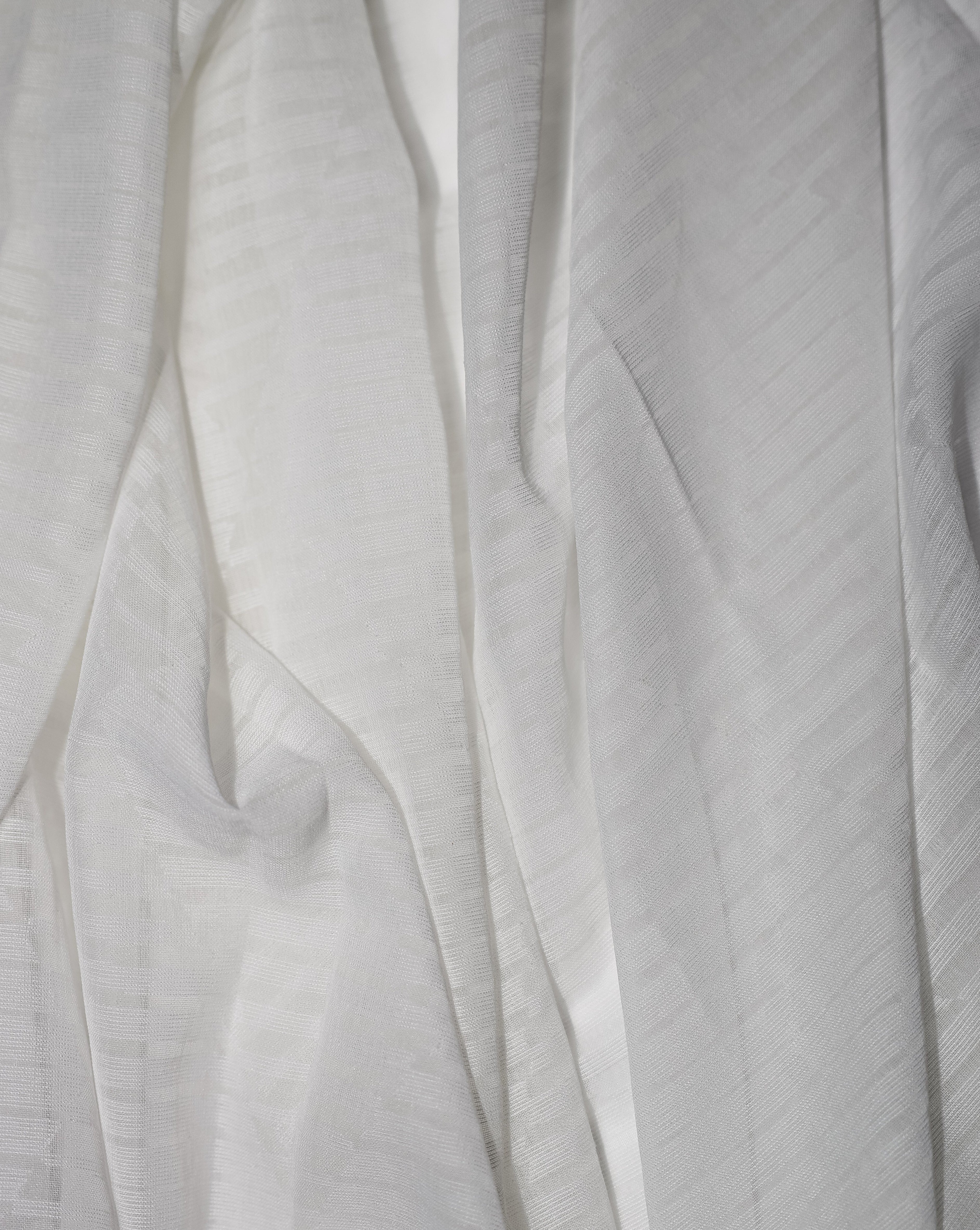 Olympia Semi Sheer Diamond Pattern Grommet Curtain 80"x 95"-Curtains-DECOROLALA