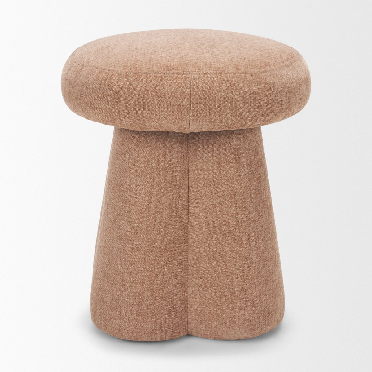 Oona Upholstered Ottoman | Sienna Fabric | 3 Legs-Stools & Ottomans-DECOROLALA