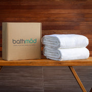 Organic Cotton Bath Sheets - GOTS Certified 2 Pack-Bath Towels-DECOROLALA