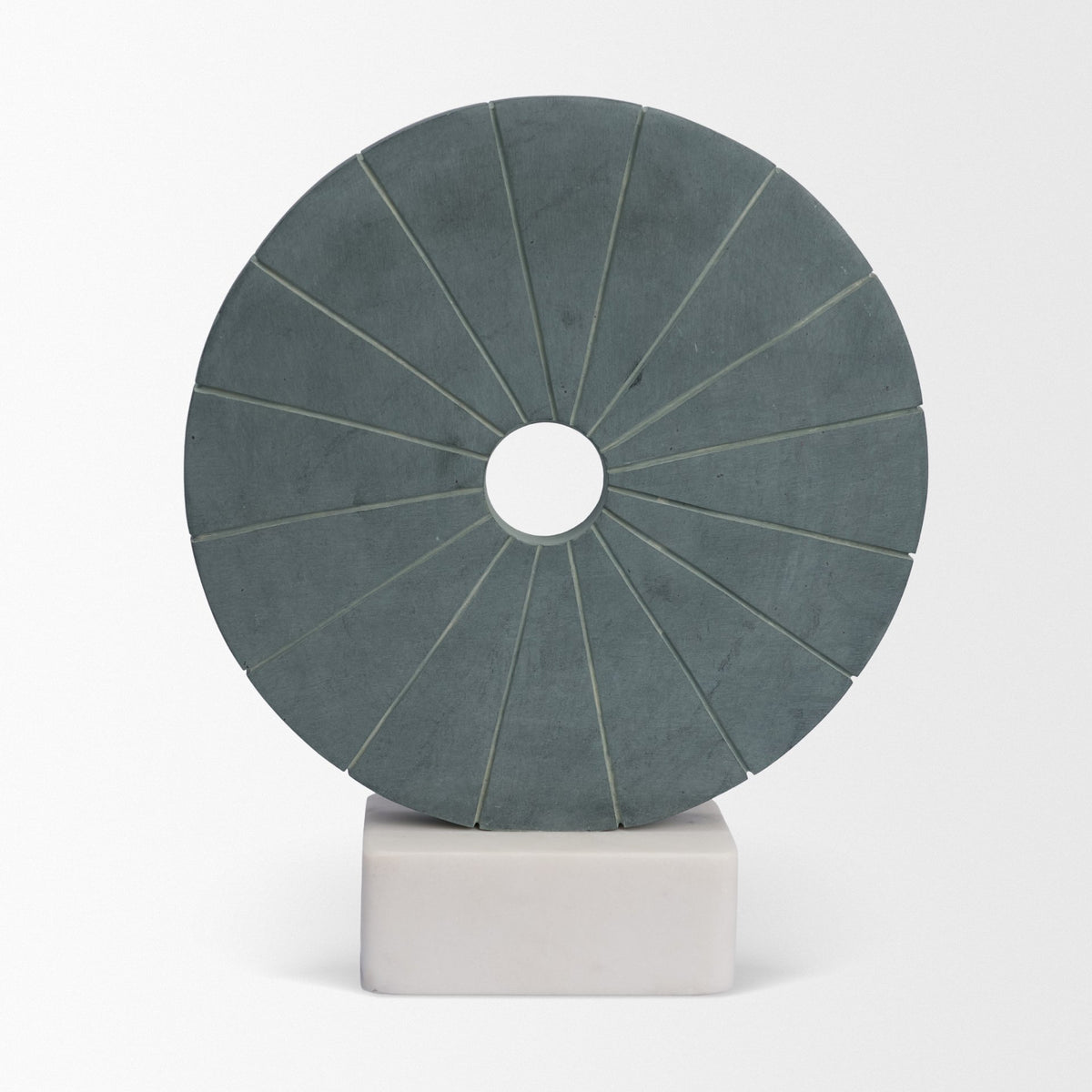 Orin Marble Round Disc Decorative Object-Objects-DECOROLALA