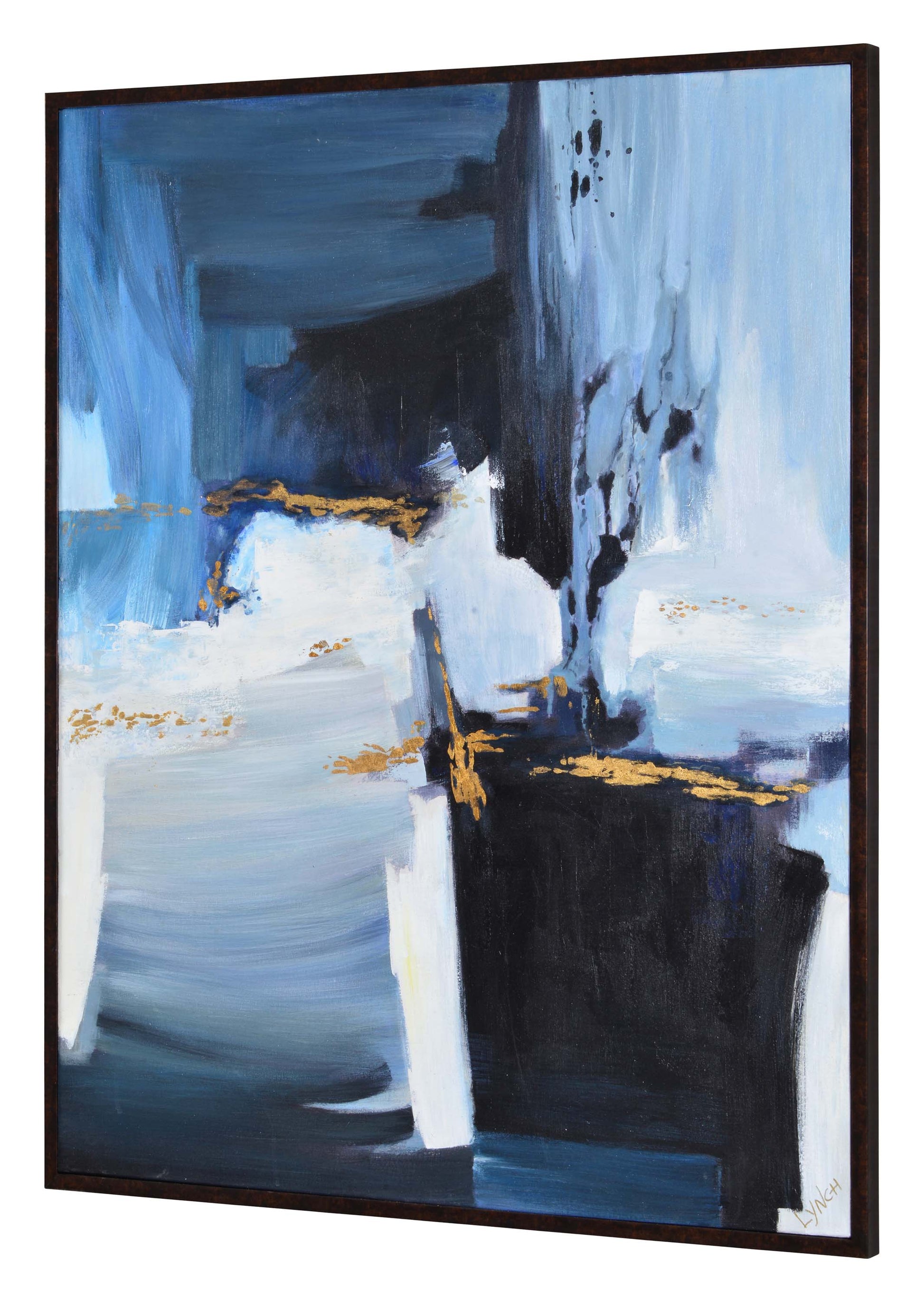 Orion 40" Wide Canvas Art, Black-Canvas Art-DECOROLALA